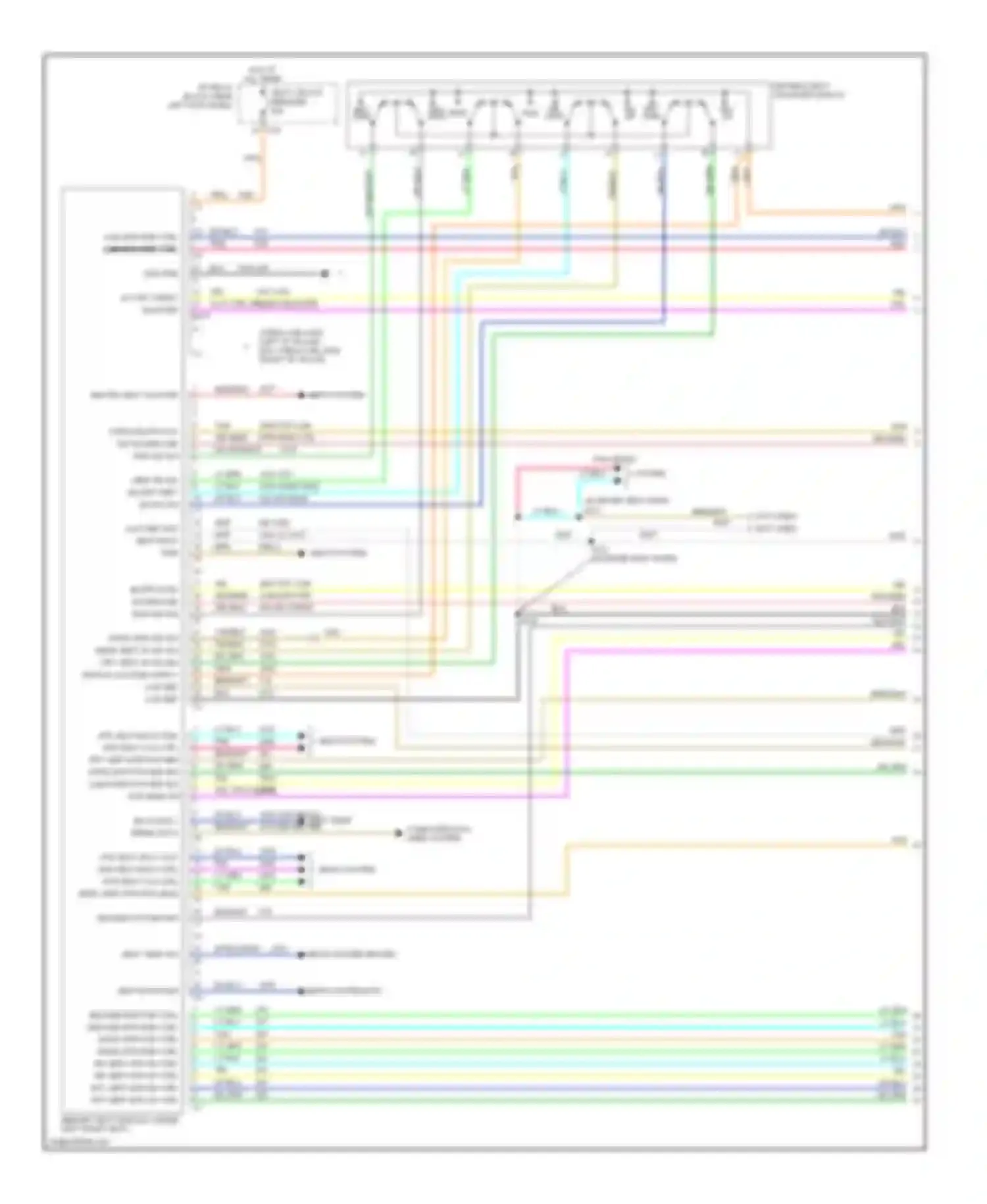 Sierra Classic 3500 GMC  (2007-2007): Memory seat circuit (1 of 2)