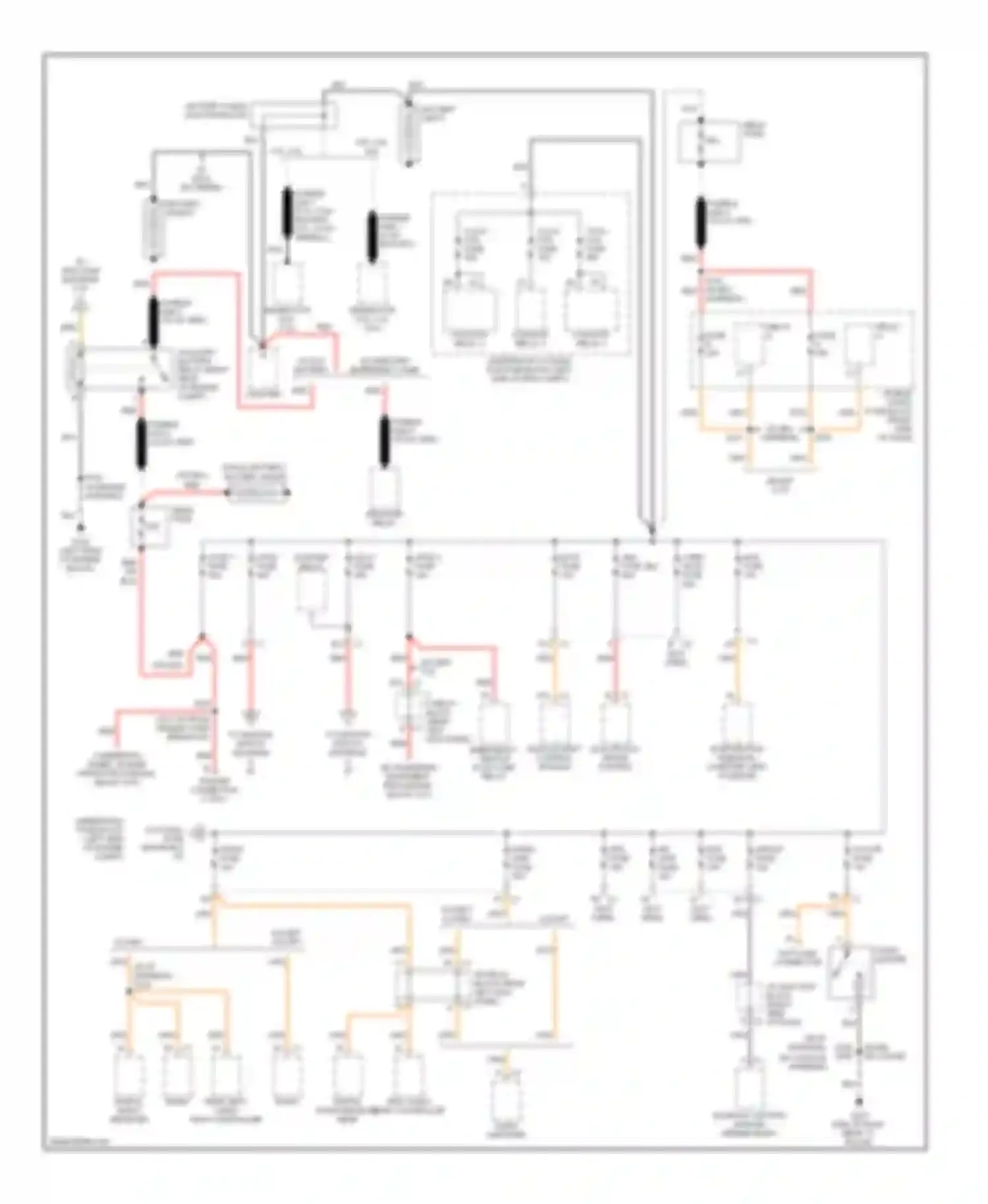 Sierra Classic 3500 GMC  (2007-2007): 5.3l vin t, power distribution circuit (1 of 6)