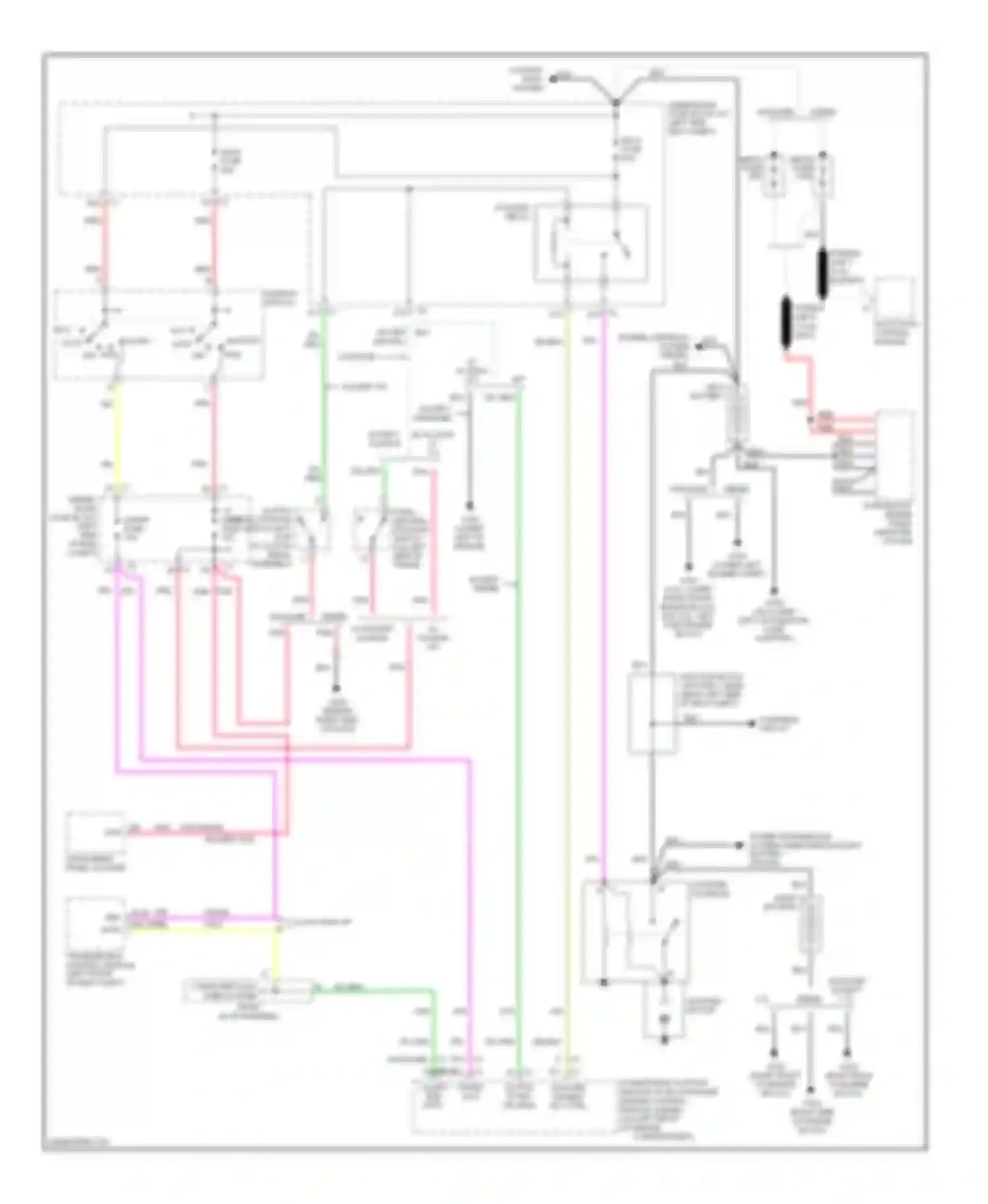 Sierra Classic 3500 GMC  (2007-2007): Starting circuit, except hybrid