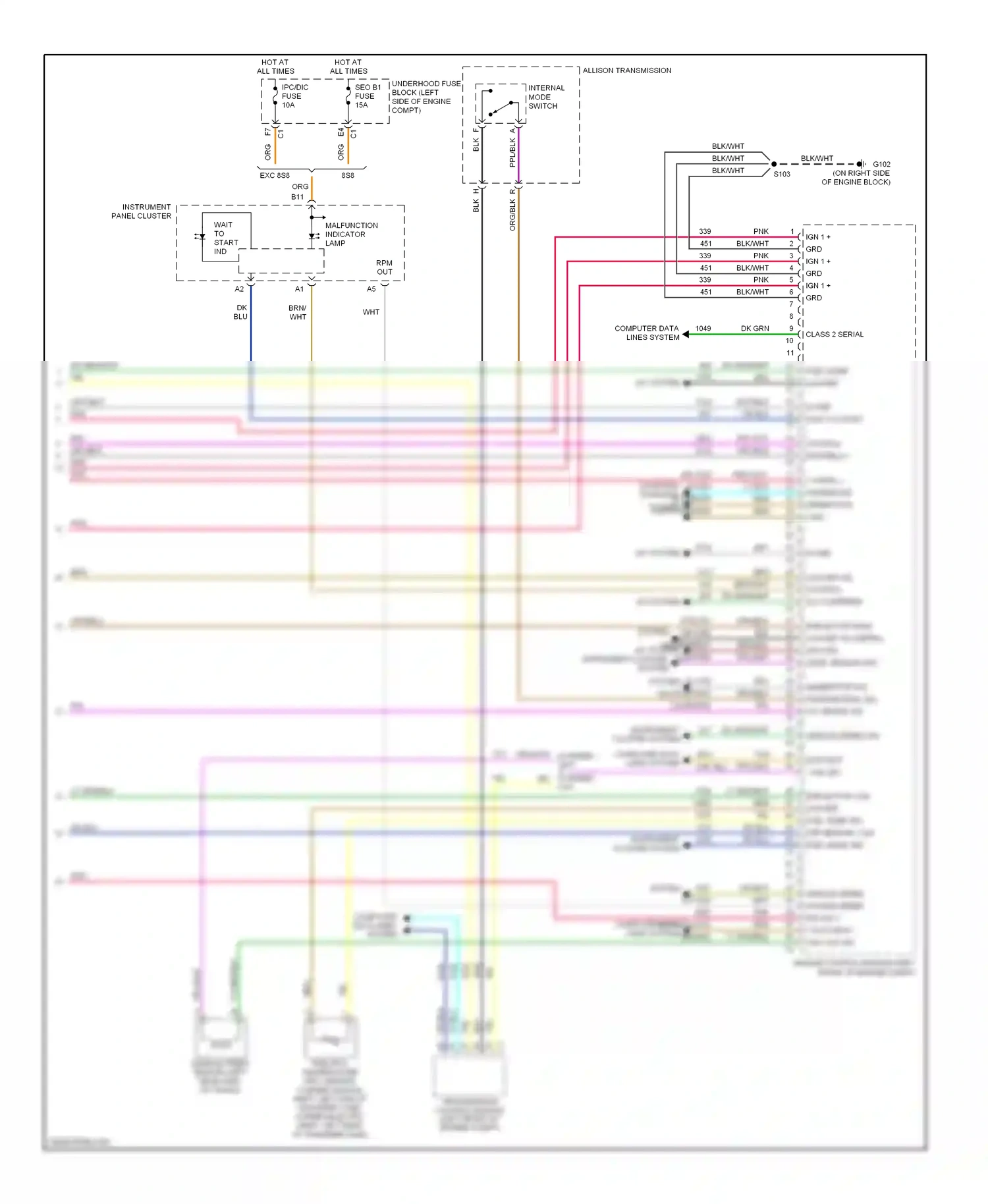 GMC Sierra Classic 3500  (2007-2007) computer data lines system wiring diagram  (20 of 62)