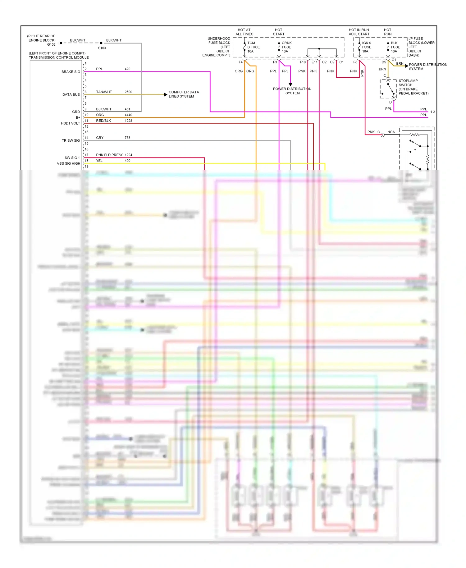 GMC Sierra Classic 3500  (2007-2007) driver shift request switch wiring diagram  (11 of 13)