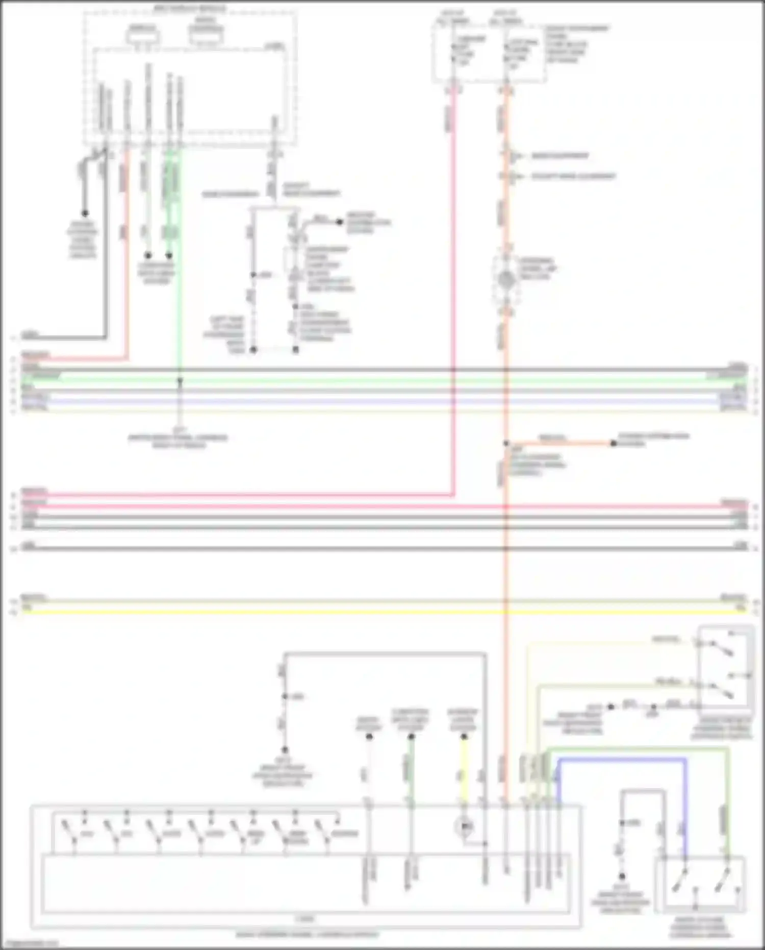 Sierra GMC III facelift (2015-2018): Navigation circuit, w/o amplifier (2 of 4)