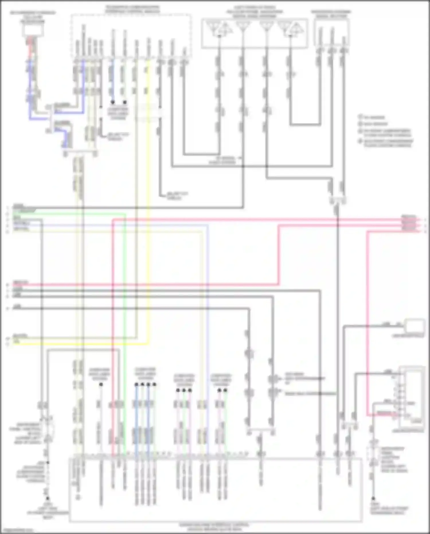 Wiring diagram audio sig + for GMC Sierra III facelift (2015-2018) (2 of 6)