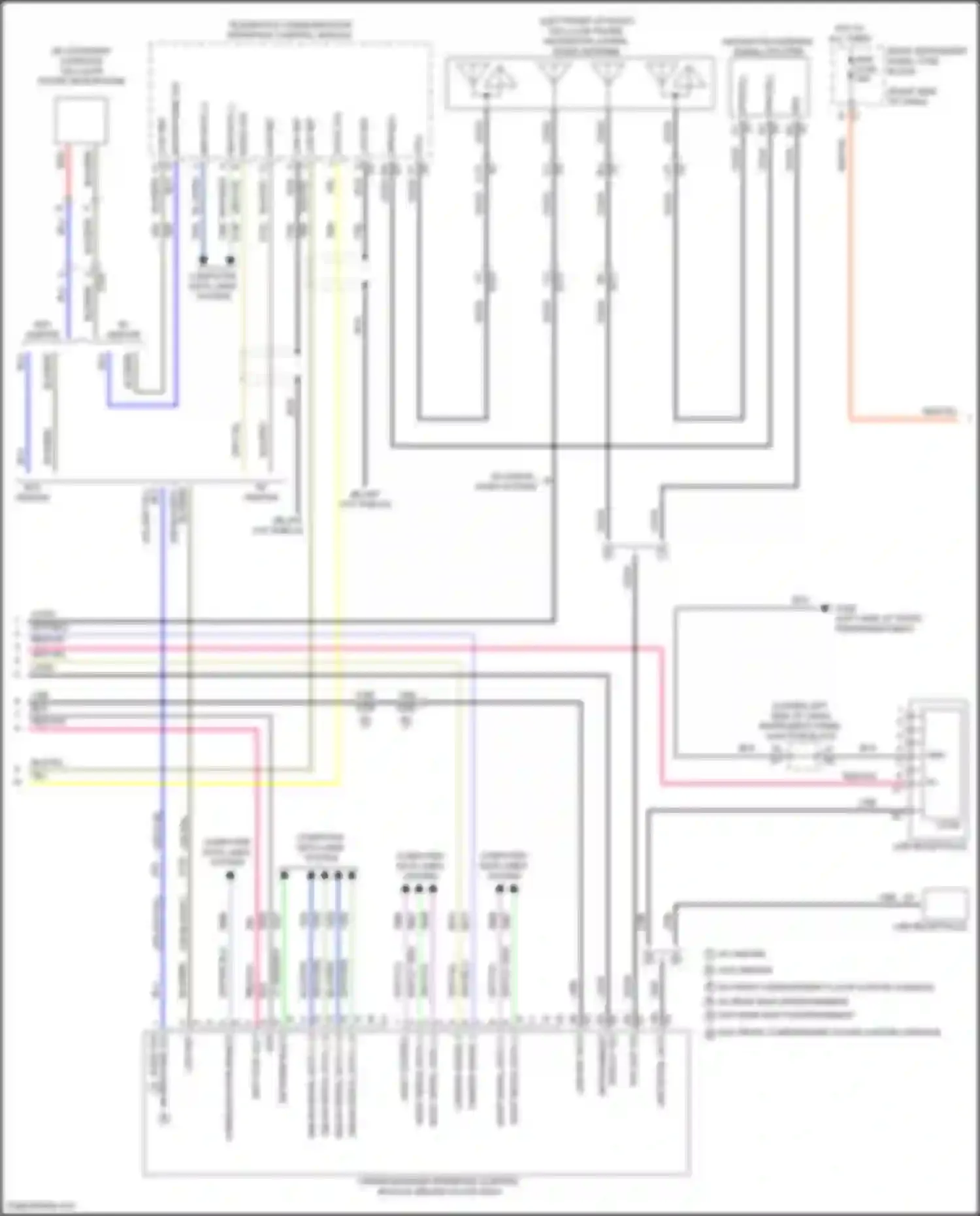 Wiring diagram audio sig + for GMC Sierra III facelift (2015-2018) (1 of 6)