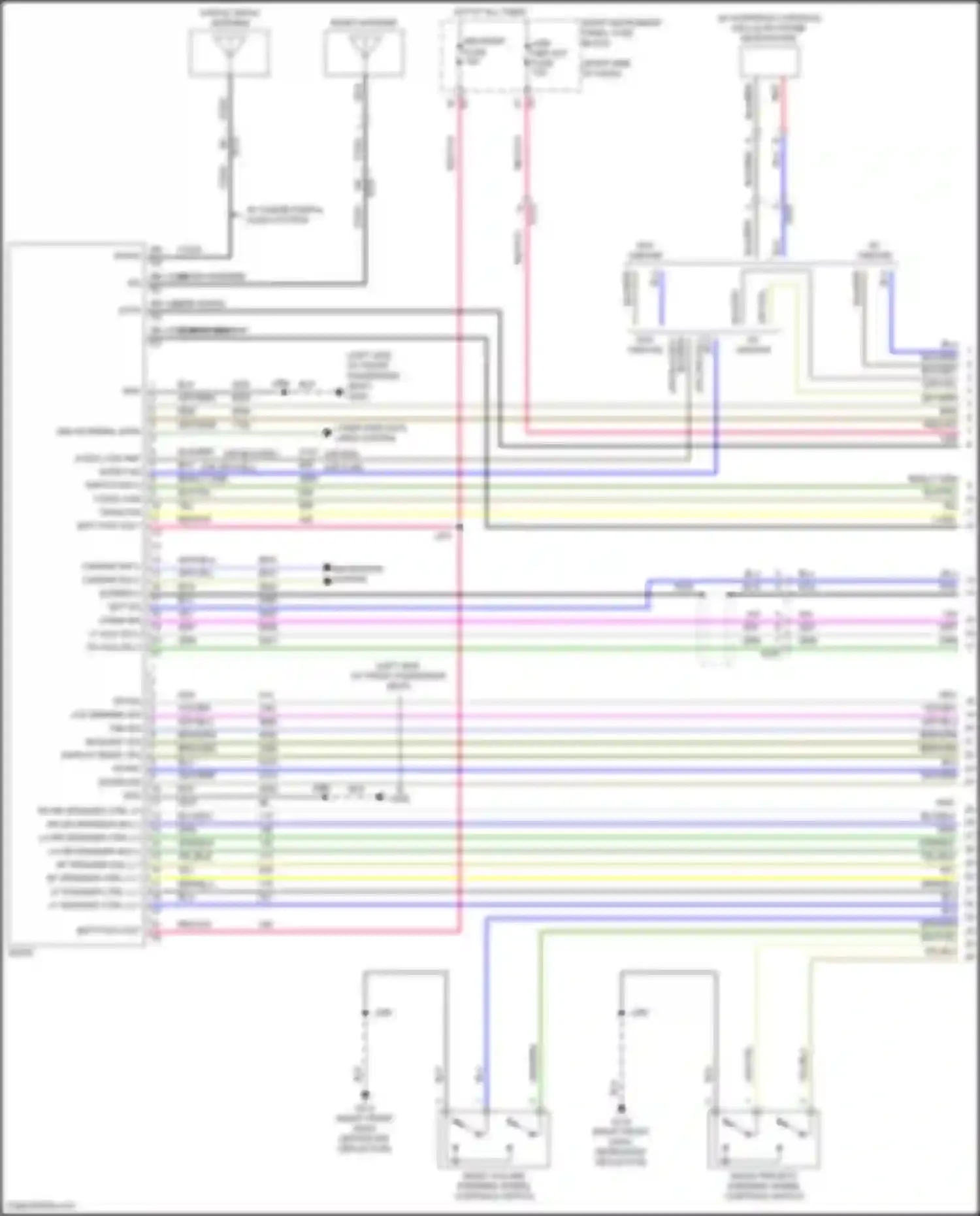 Wiring diagram camera sig 2 for GMC Sierra III facelift (2015-2018) (4 of 7)