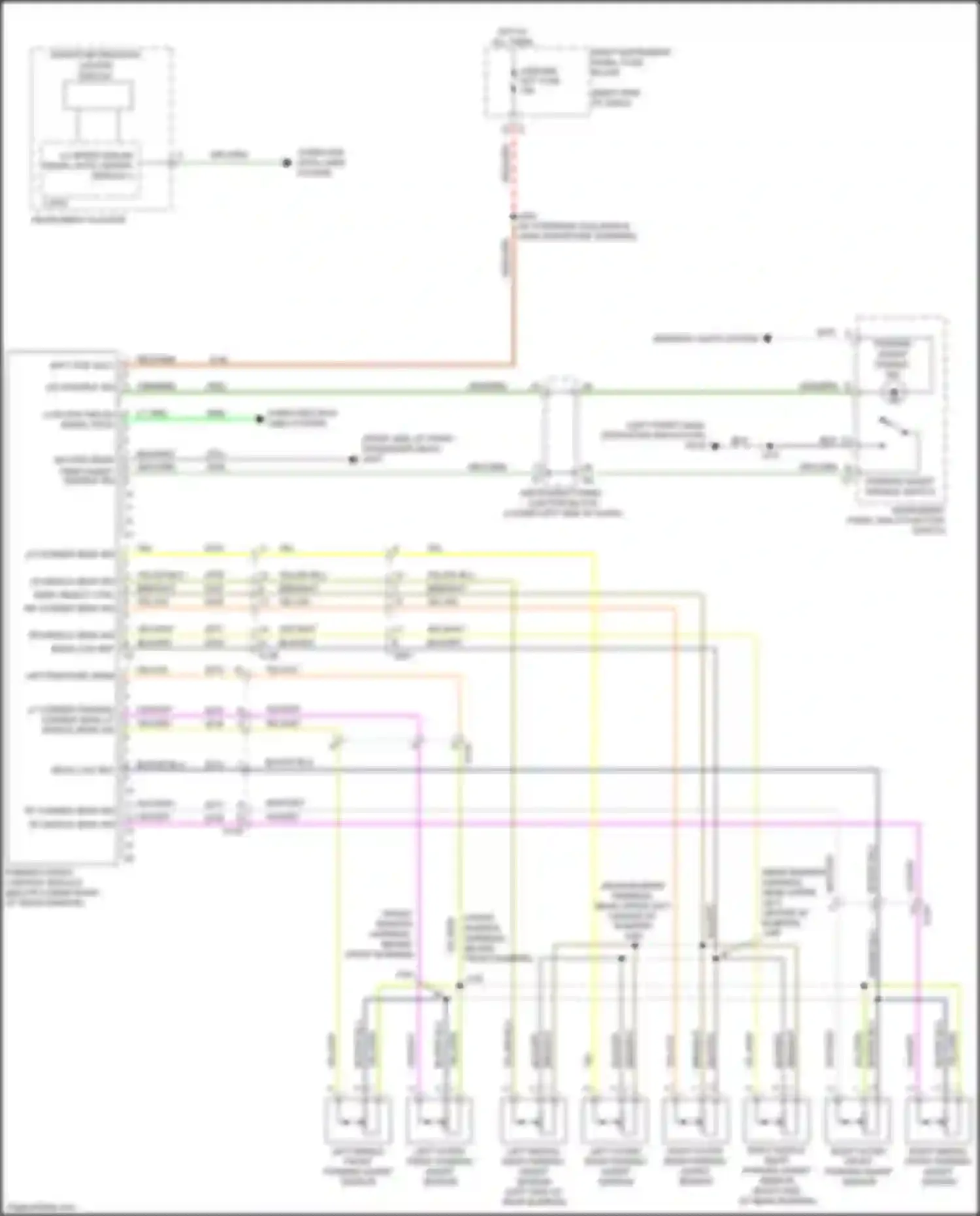 Wiring diagram computer data lines system for GMC Sierra III facelift (2015-2018) (90 of 124)