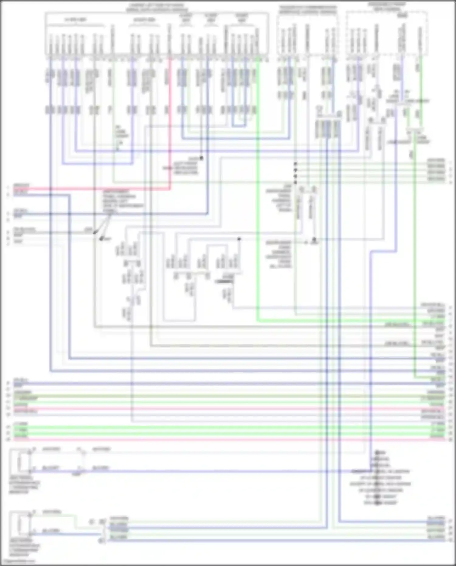 Wiring diagram high speed extension bus 1 terminating resistor for GMC Sierra III facelift (2015-2018) (3 of 4)