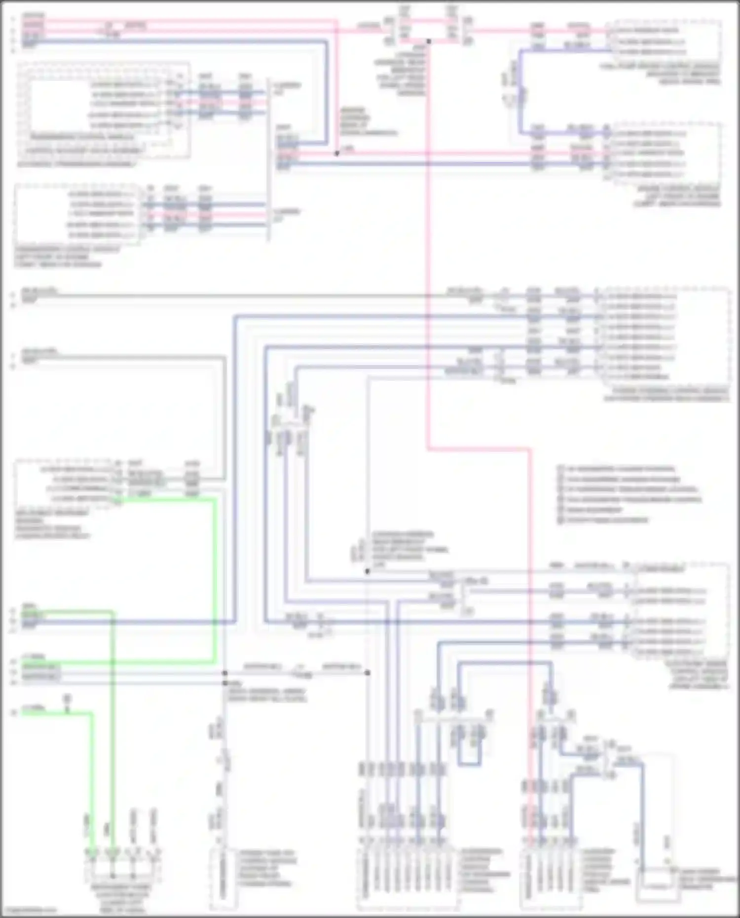 Wiring diagram inflatable restraint sensing, diagnostic module for GMC Sierra III facelift (2015-2018) (4 of 9)
