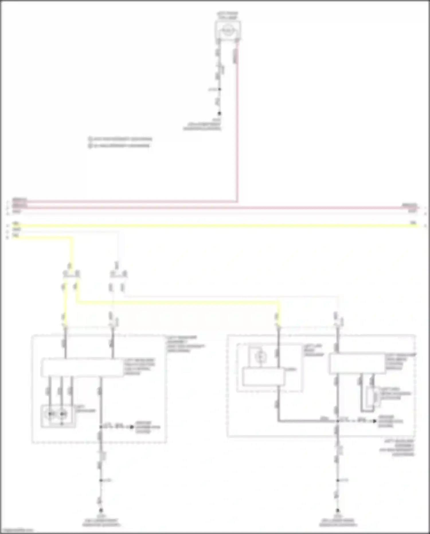 Wiring diagram left high beam solenoid actuator for GMC Sierra III facelift (2015-2018) (3 of 3)