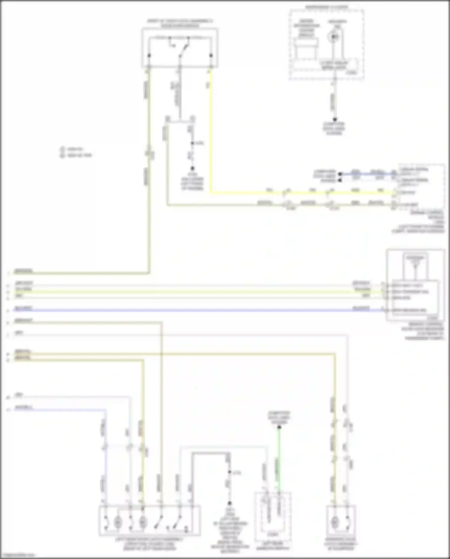 Wiring diagram security ind for GMC Sierra III facelift (2015-2018) (1 of 3)