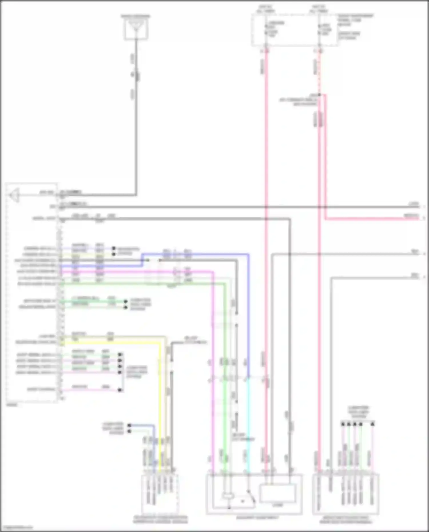 Wiring diagram serial data for GMC Sierra III facelift (2015-2018) (6 of 9)