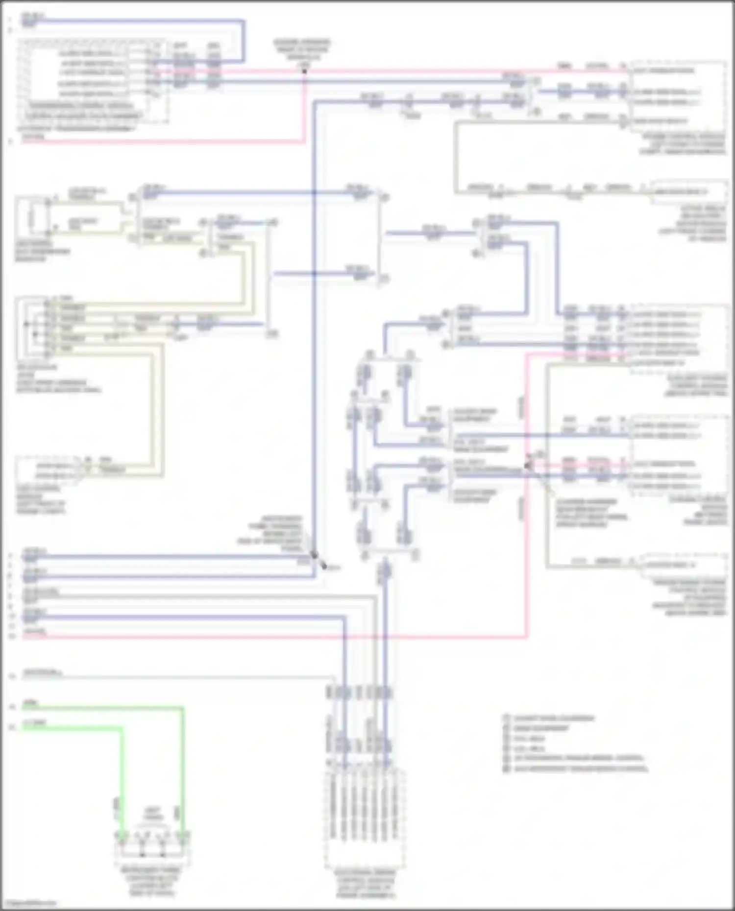 Wiring diagram transmission control module control solenoid valve assembly for GMC Sierra III facelift (2015-2018) (1 of 2)
