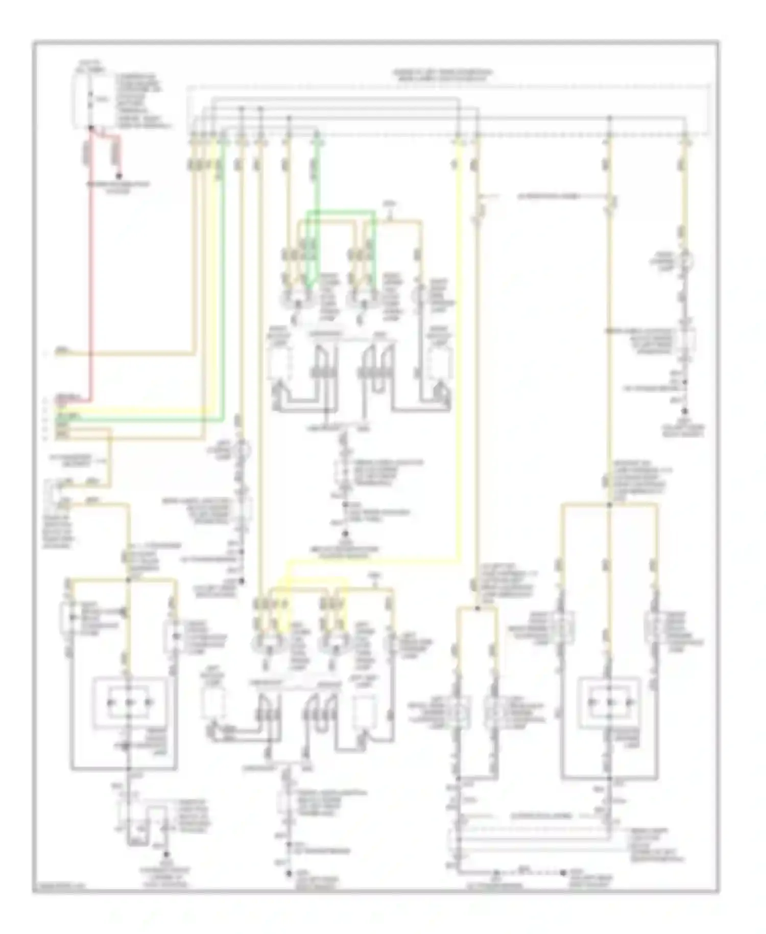 Sierra GMC III (2013-2015): Exterior lamps circuit (3 of 3)