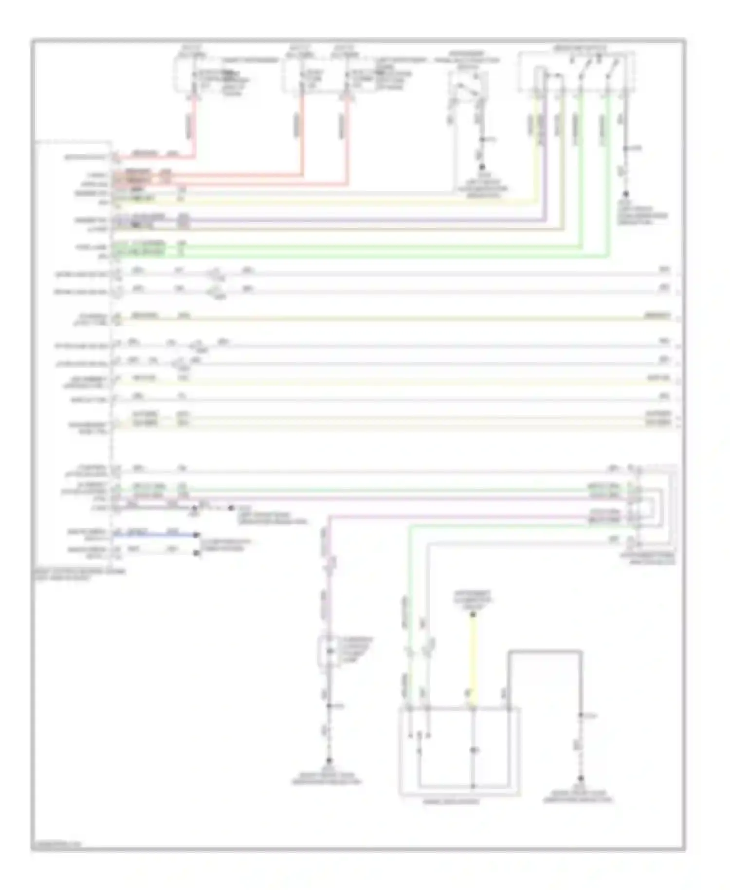 Sierra GMC III (2013-2015): Courtesy lamps circuit (1 of 3)