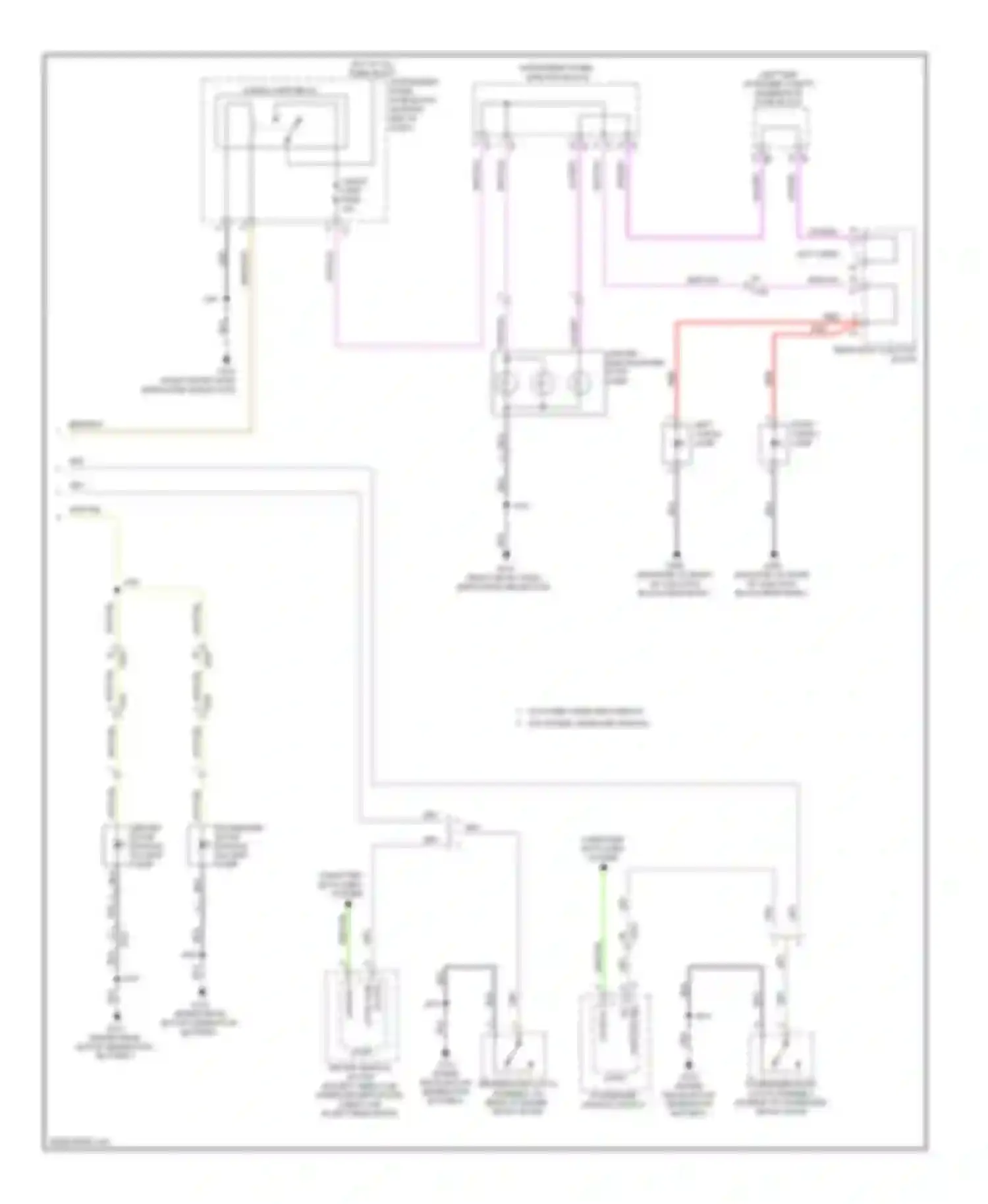 Sierra GMC III (2013-2015): Courtesy lamps circuit (3 of 3)