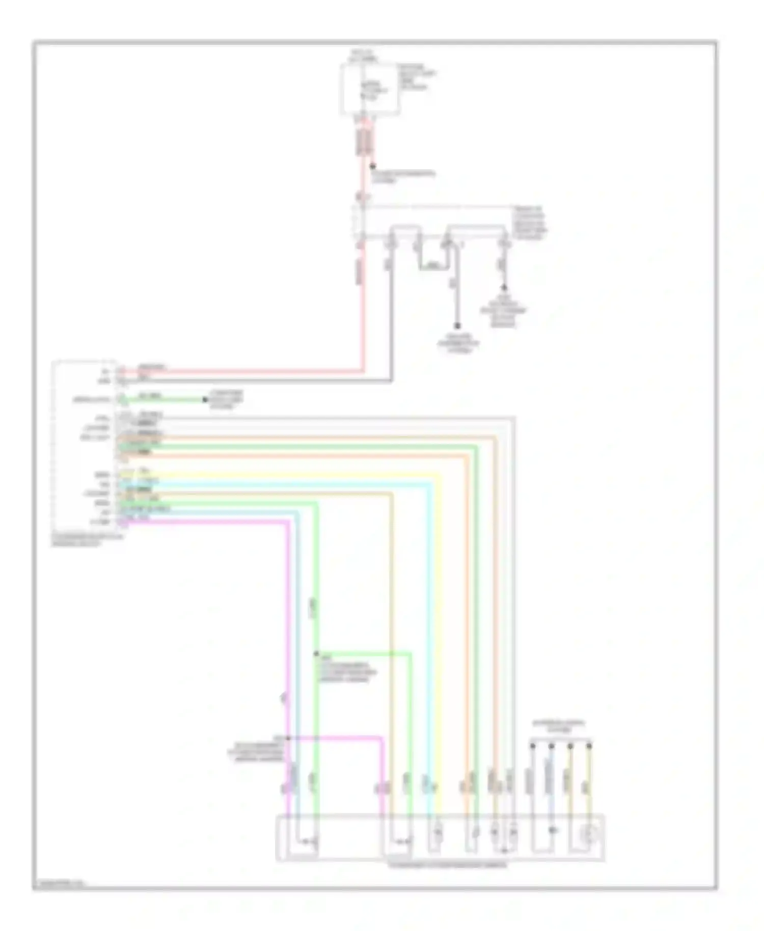 Sierra GMC III (2013-2015): Memory mirrors circuit (2 of 2)