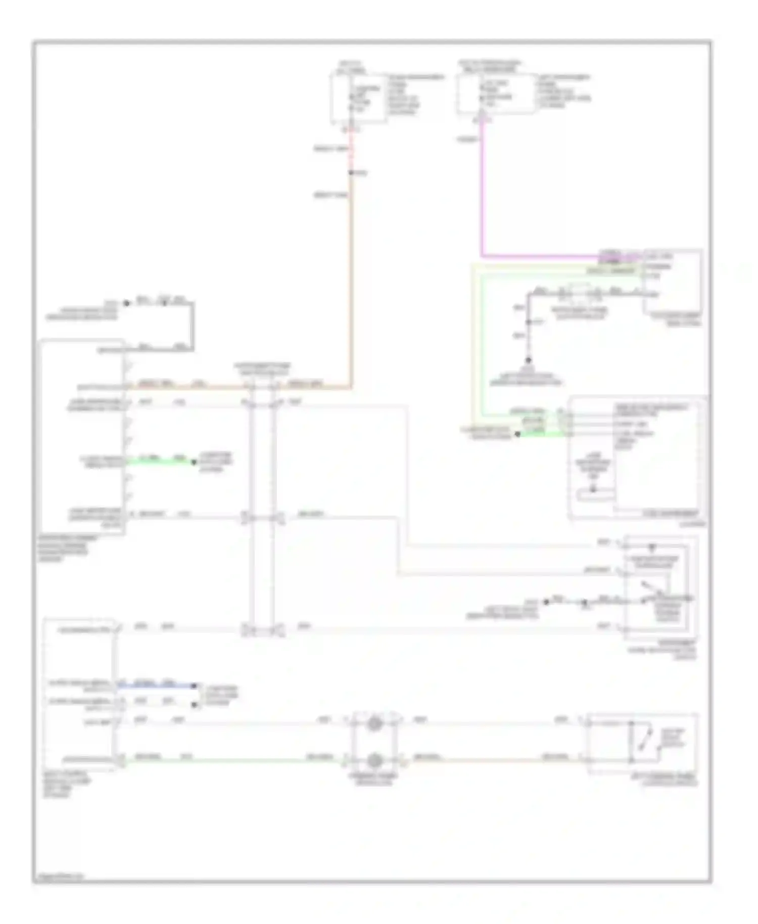 Sierra GMC III (2013-2015): Lane departure warning circuit
