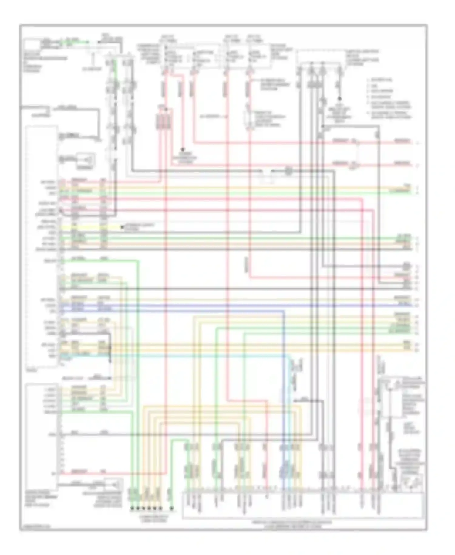 Sierra GMC III (2013-2015): Navigation circuit, with y91 & uqa, without uys (1 of 3)