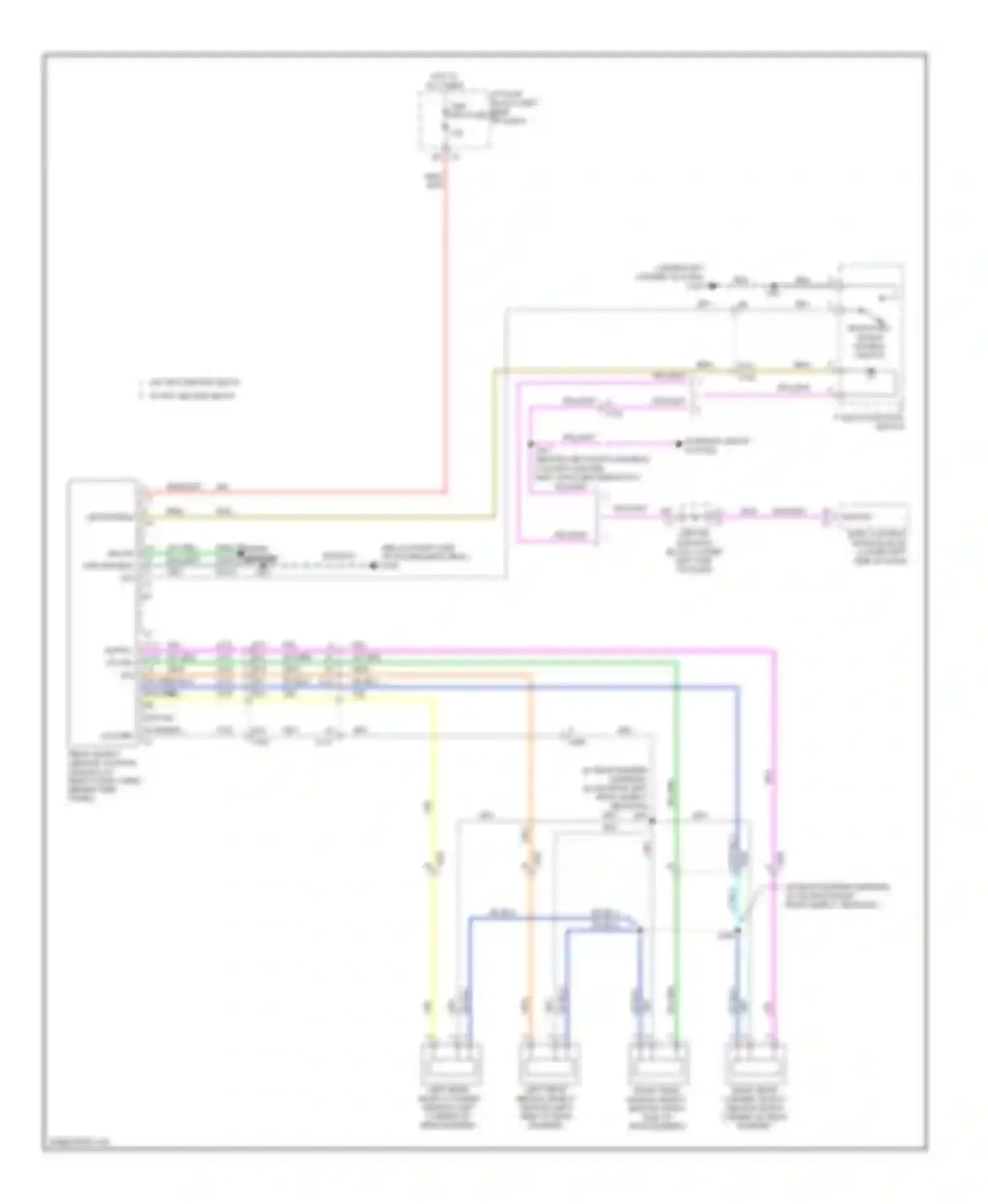 Sierra GMC III (2013-2015): Parking assistant circuit