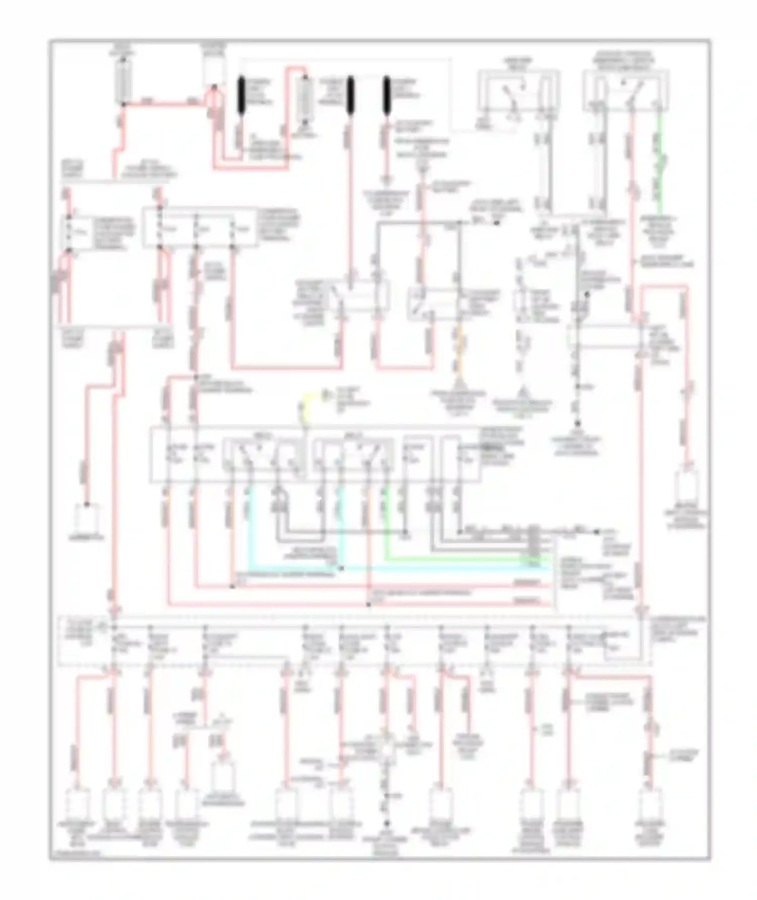 Sierra GMC III (2013-2015): 6.0l vin g, power distribution circuit (1 of 7)