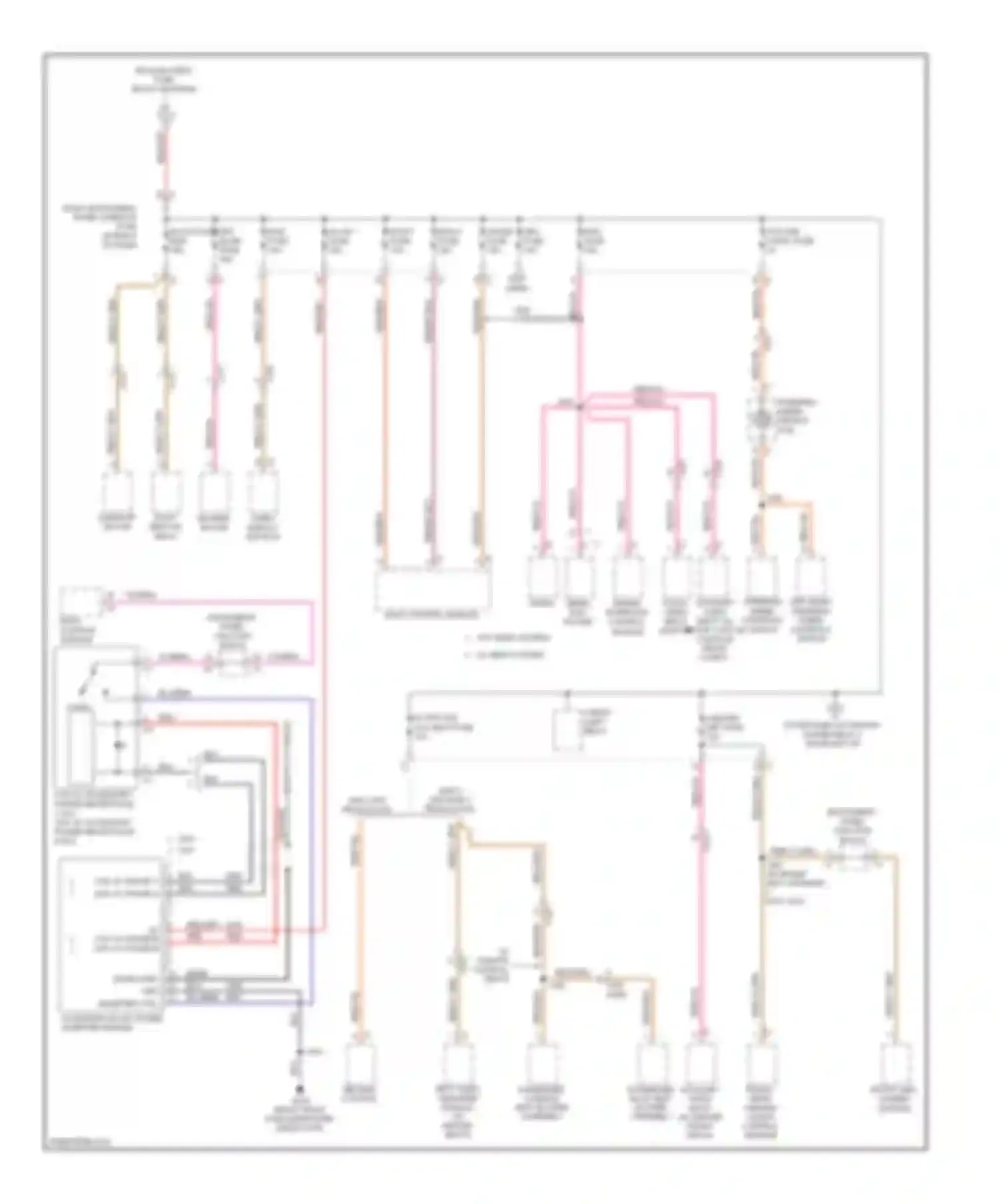 Sierra GMC III (2013-2015): Power distribution circuit (4 of 5)