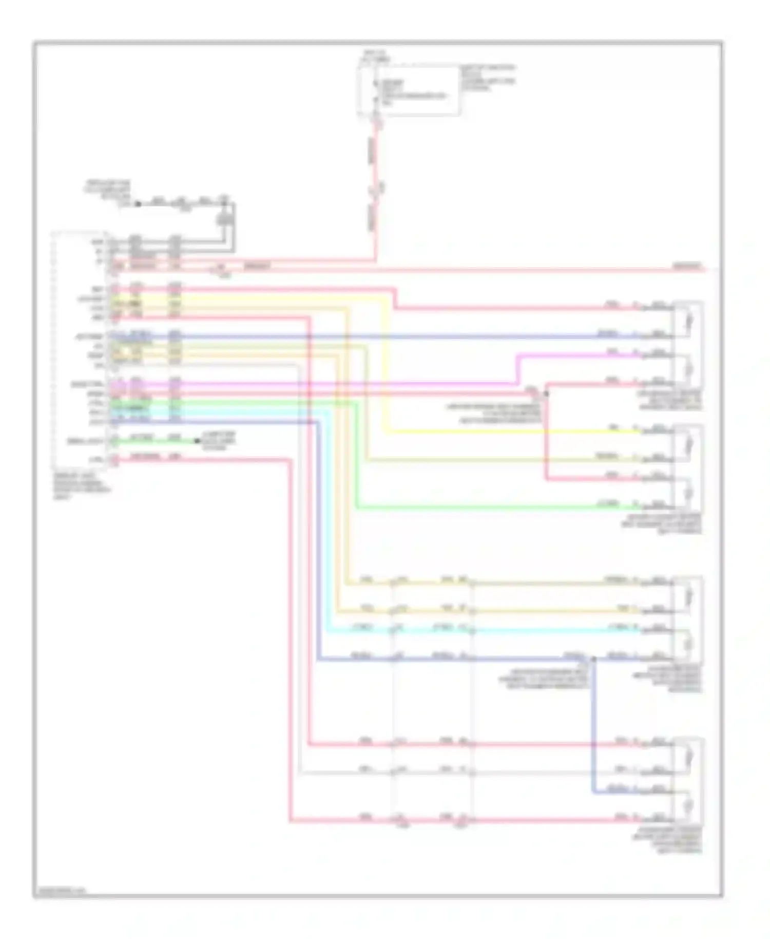 Sierra GMC III (2013-2015): Heated seats circuit, with memory (1 of 2)