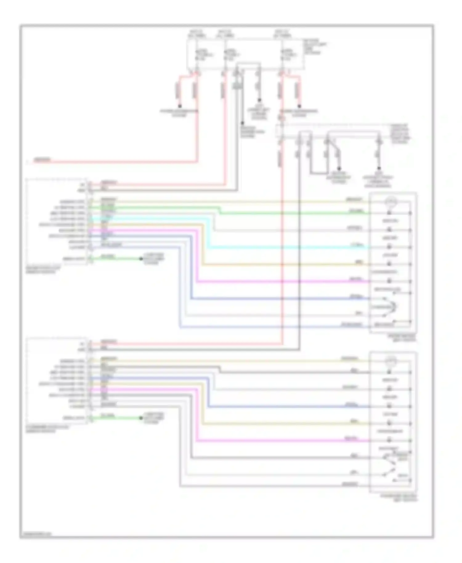 Sierra GMC III (2013-2015): Heated seats circuit, with memory (2 of 2)