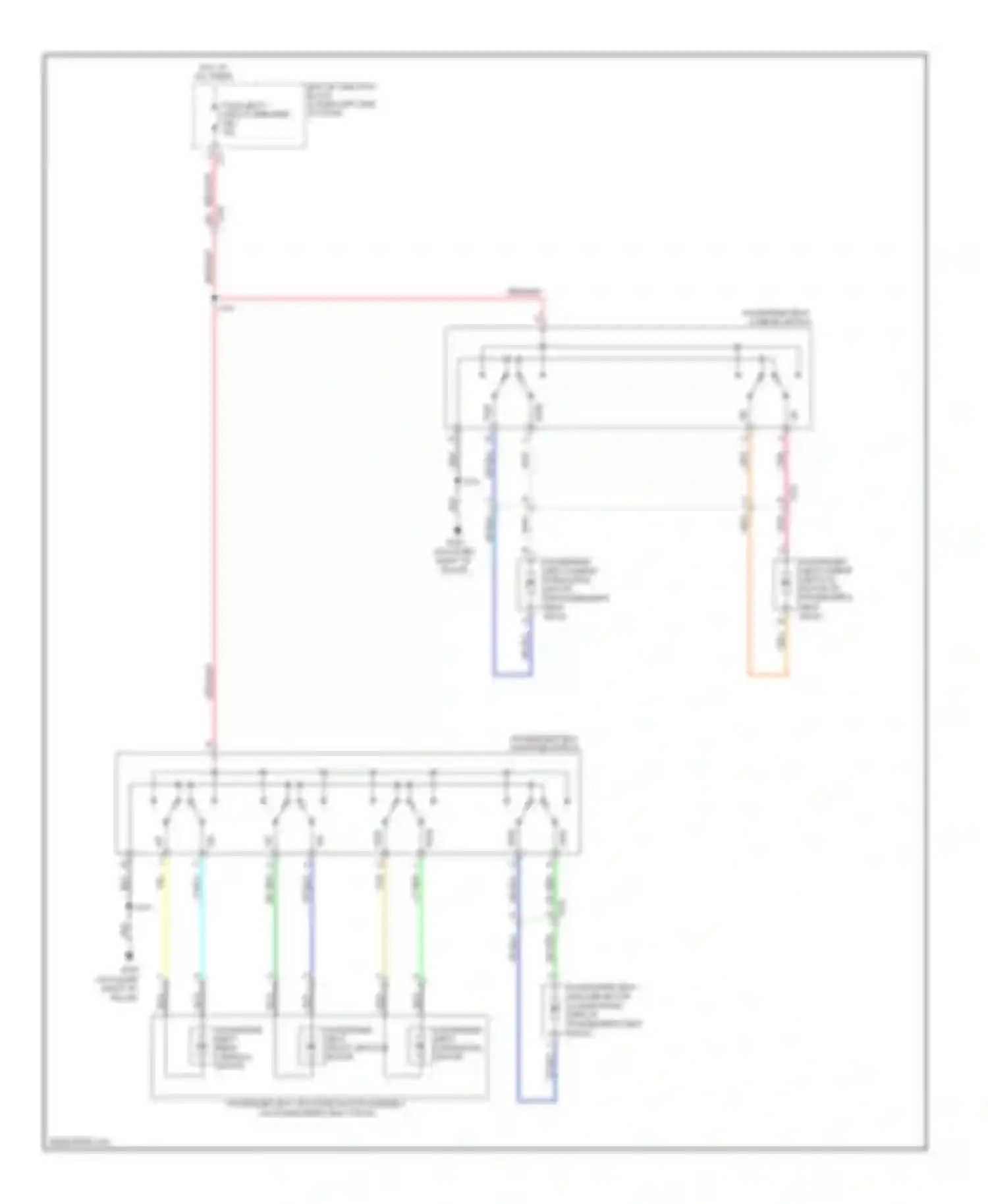 Sierra GMC III (2013-2015): Passenger power seat circuit, 8-way power seat