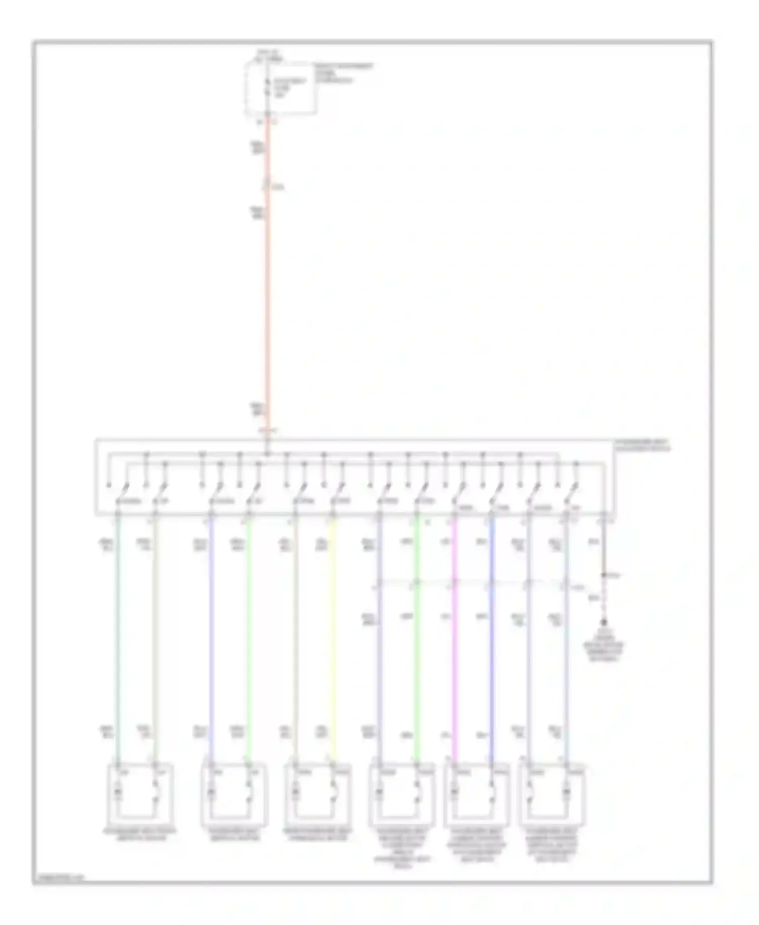 Sierra GMC III (2013-2015): Passenger power seat circuit