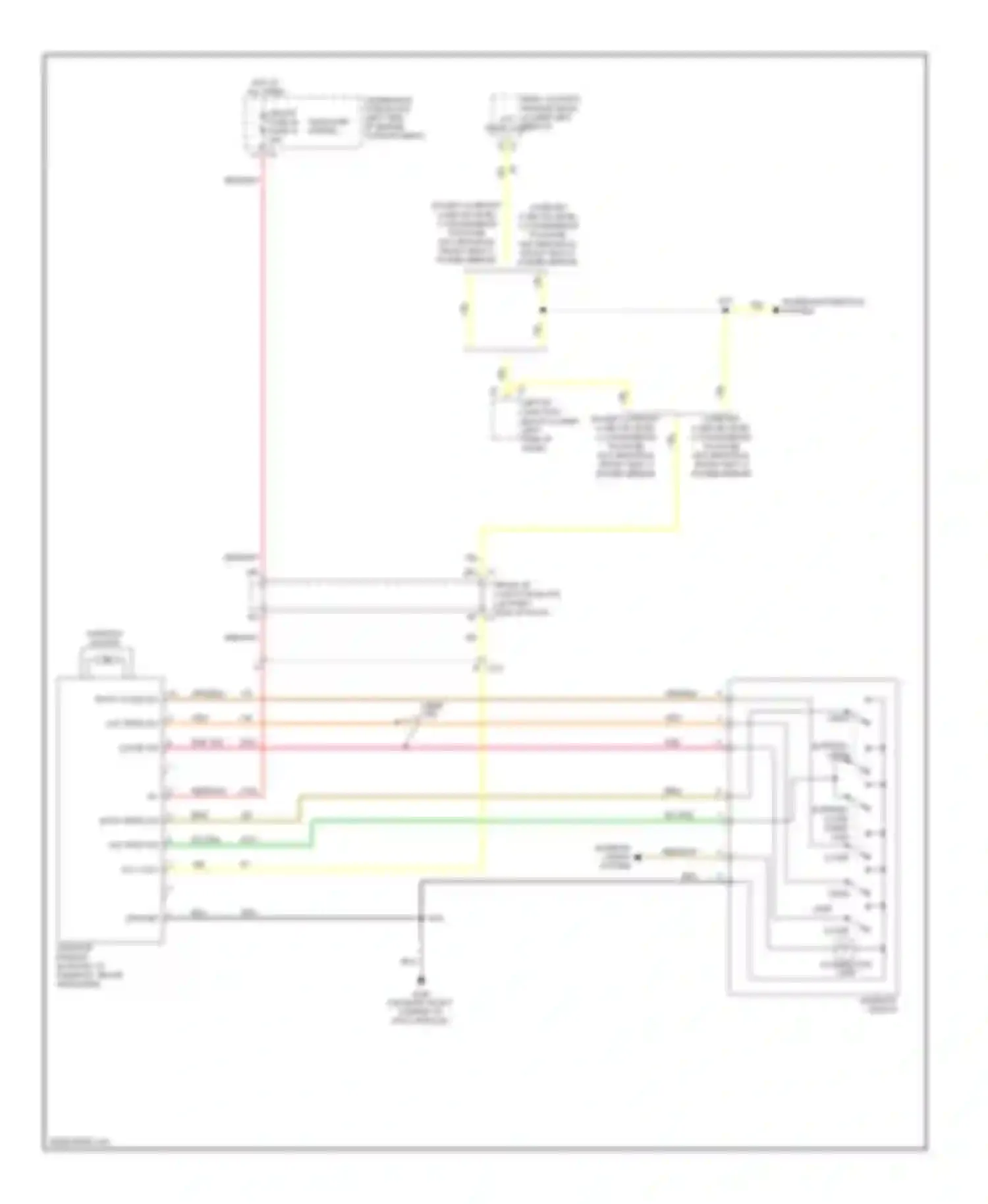 Sierra GMC III (2013-2015): Power top/sunroof circuit