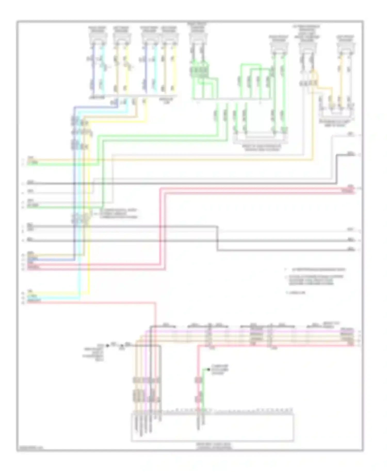 Sierra GMC III (2013-2015): Radio circuit, with uys, y91 & without uqa (3 of 4)