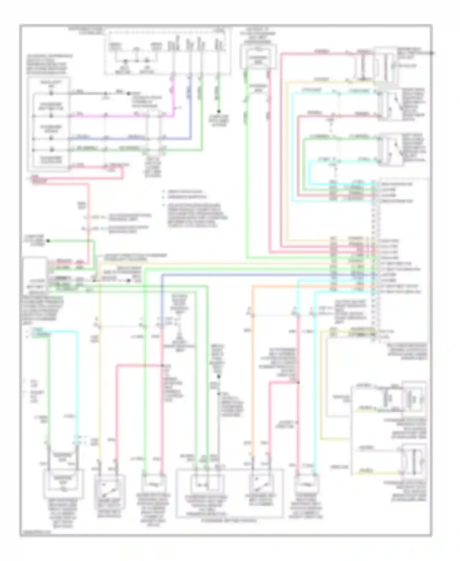 Sierra GMC III (2013-2015): Supplemental restraints circuit (2 of 2)