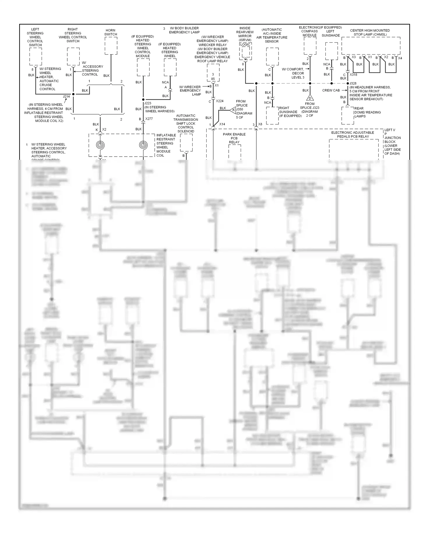 GMC Sierra III (2013-2015) (automatic a/c) inside air temperature sensor wiring diagram  (1 of 1)