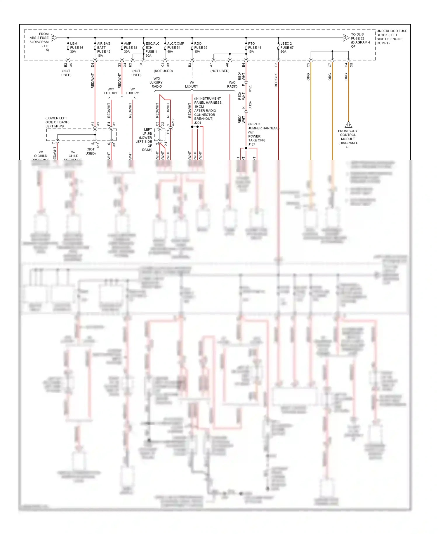 GMC Sierra III (2013-2015) automatic a/c wiring diagram  (6 of 8)