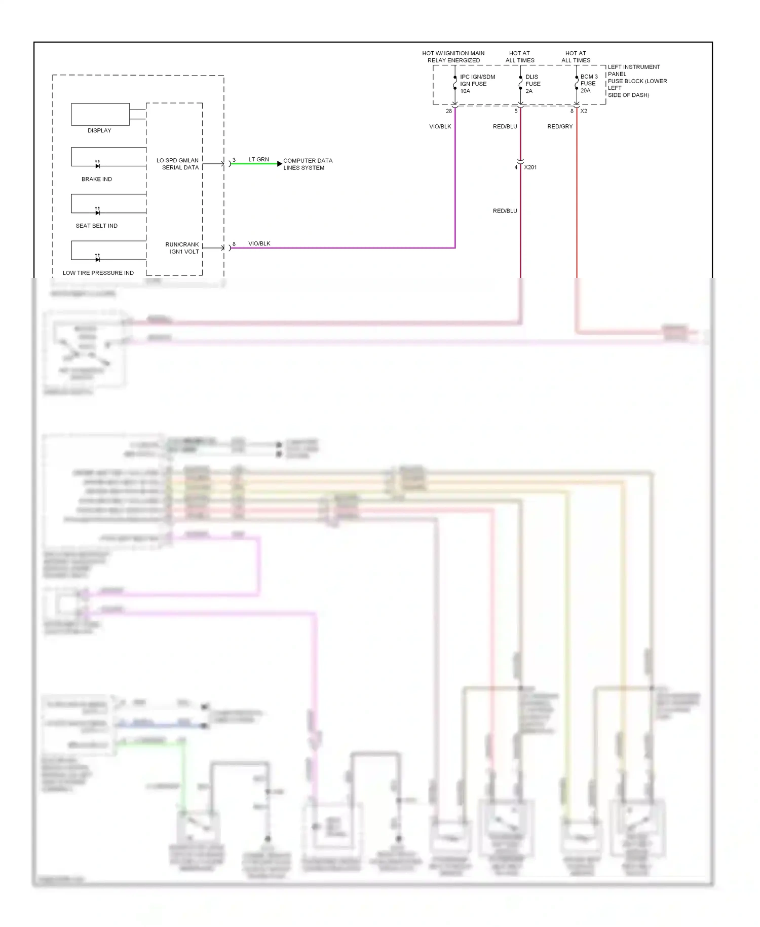 GMC Sierra III (2013-2015) computer data lines system wiring diagram  (69 of 161)