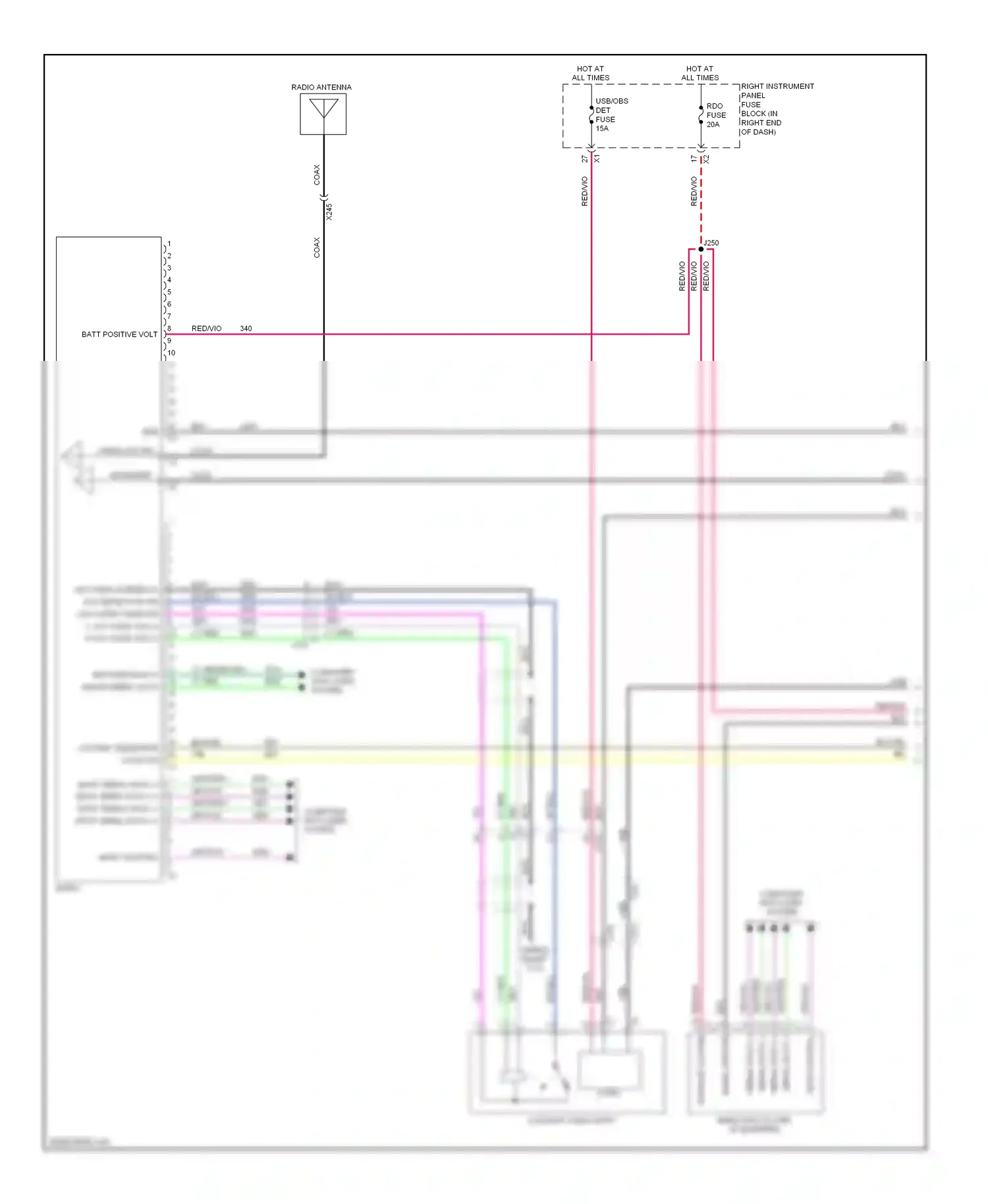 GMC Sierra III (2013-2015) computer data lines system wiring diagram  (43 of 161)