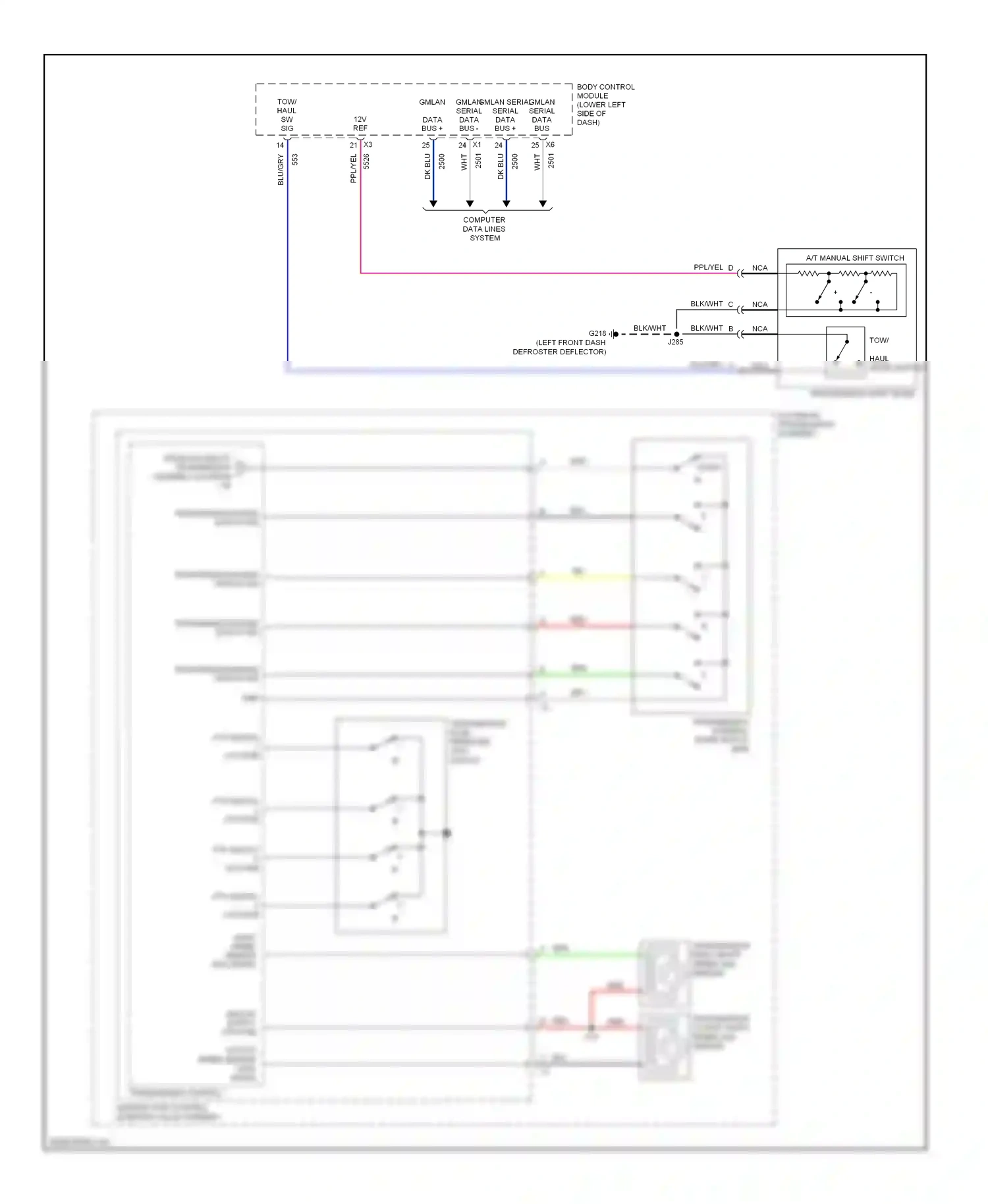 GMC Sierra III (2013-2015) computer data lines system wiring diagram  (62 of 161)