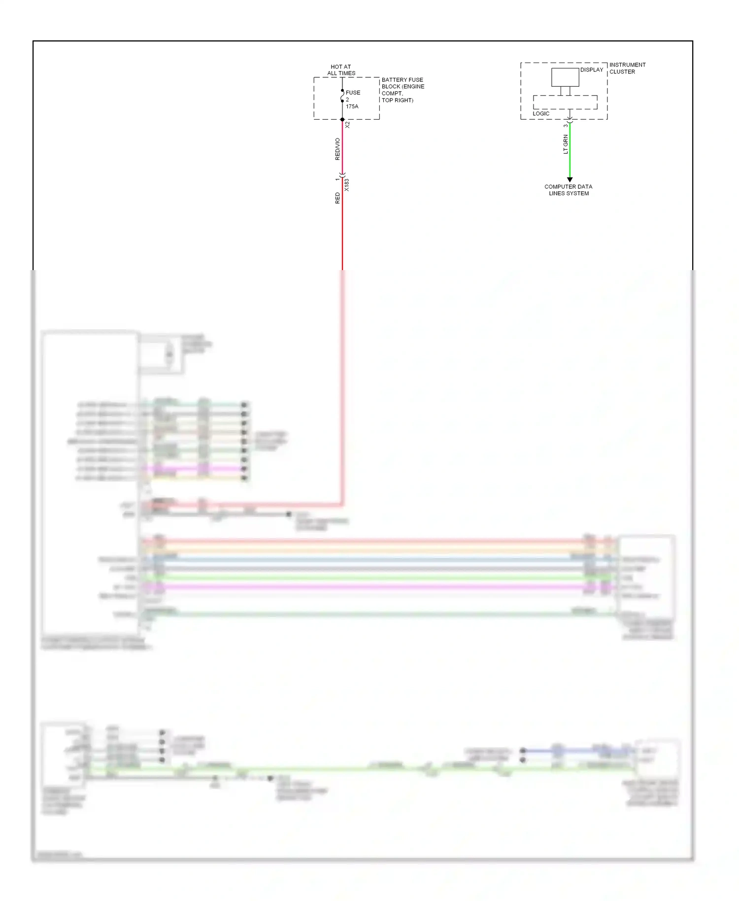 GMC Sierra III (2013-2015) computer data lines system wiring diagram  (15 of 161)