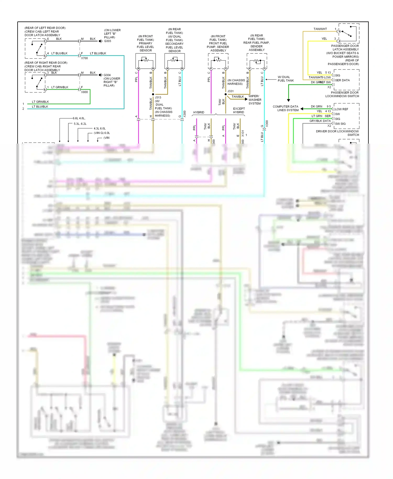 GMC Sierra III (2013-2015) computer data lines wiring diagram  (1 of 13)