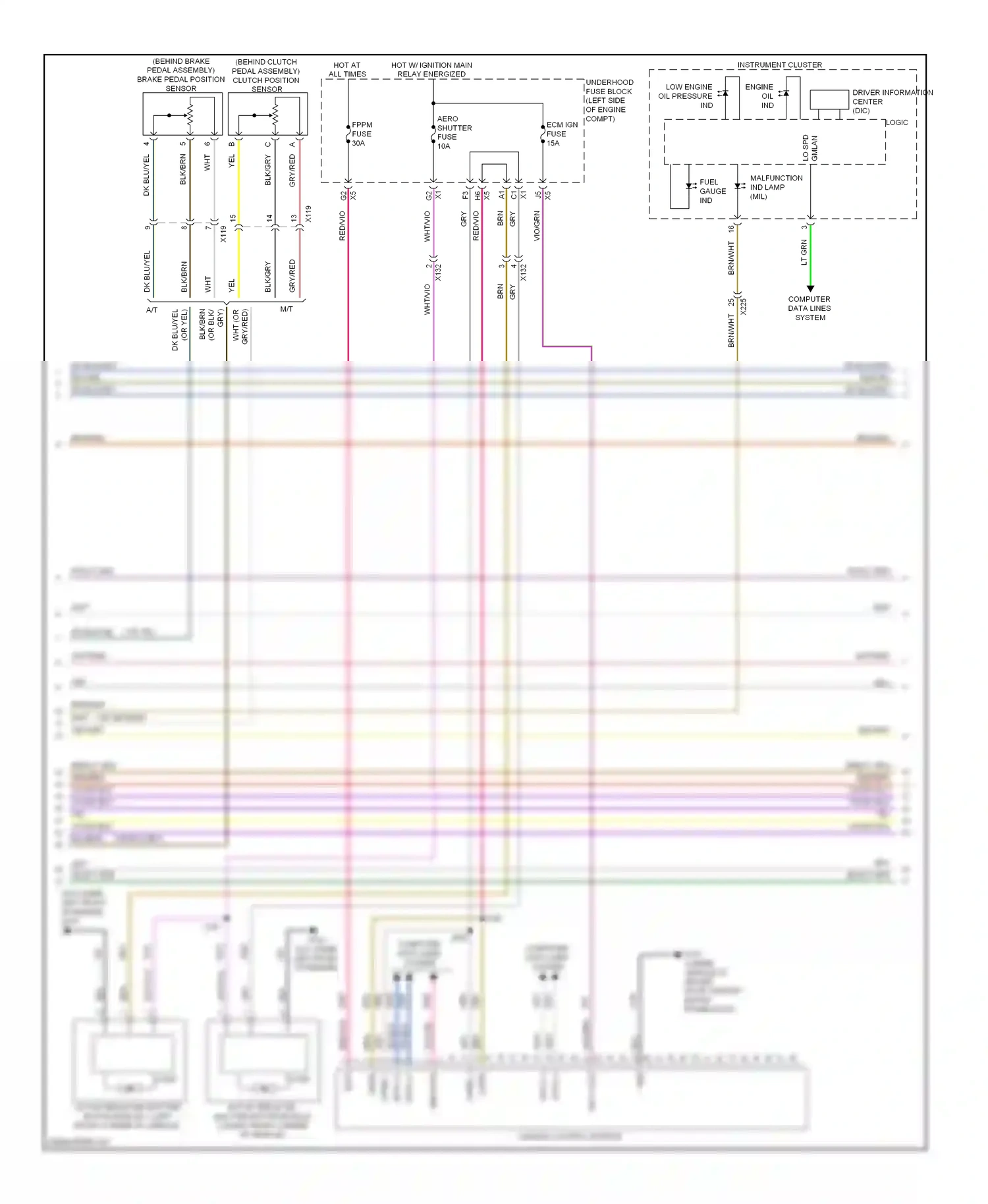 GMC Sierra III (2013-2015) data wiring diagram  (2 of 7)
