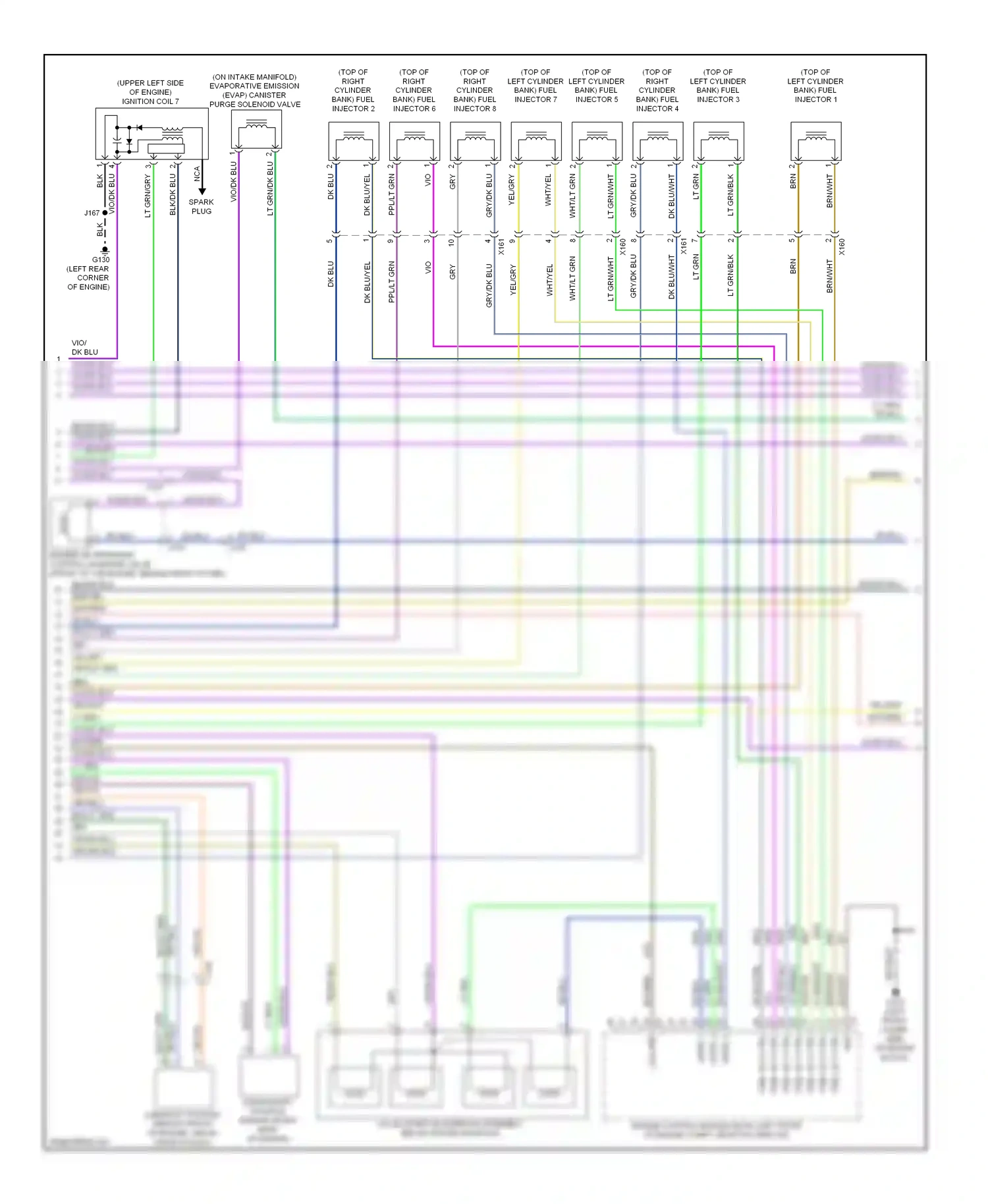 GMC Sierra III (2013-2015) engine control module (ecm) (left front of engine compt, near fan shroud) wiring diagram  (7 of 28)