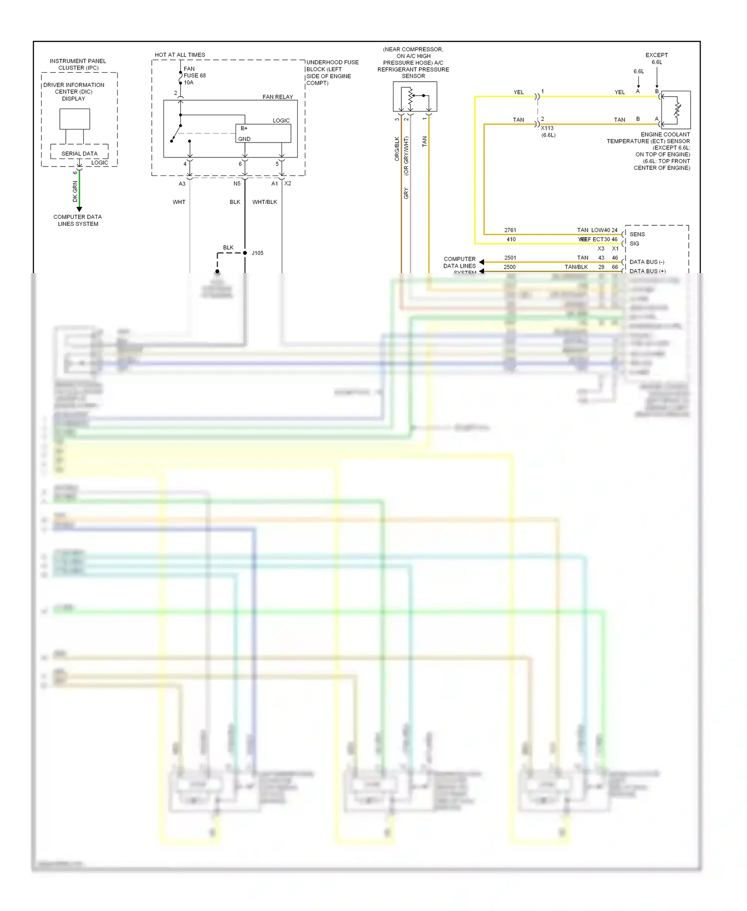 GMC Sierra III (2013-2015) engine control module (ecm) (left front of engine compt) wiring diagram  (7 of 11)