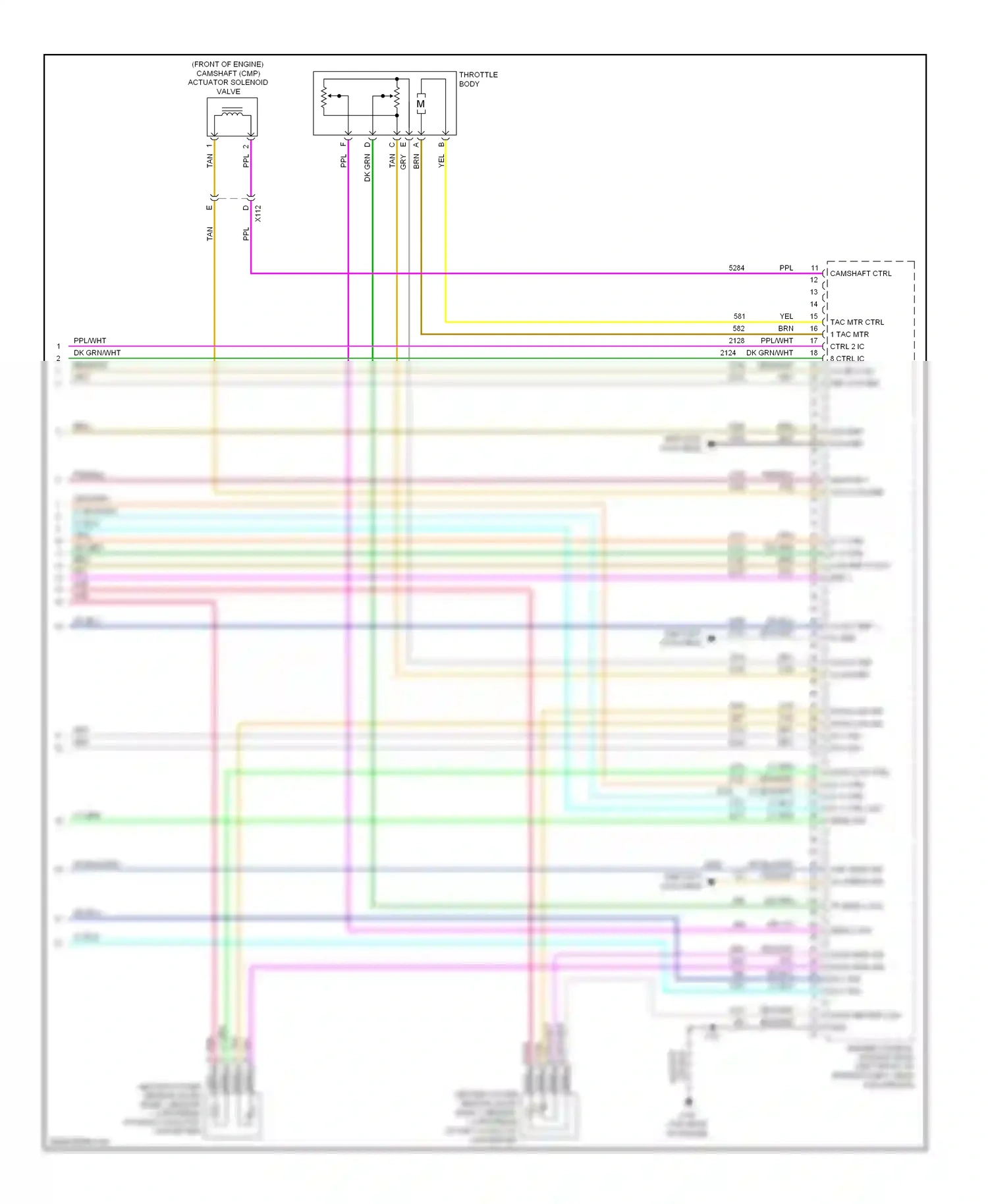 GMC Sierra III (2013-2015) engine control module (ecm) (left front of engine compt, near fan shroud) wiring diagram  (16 of 28)
