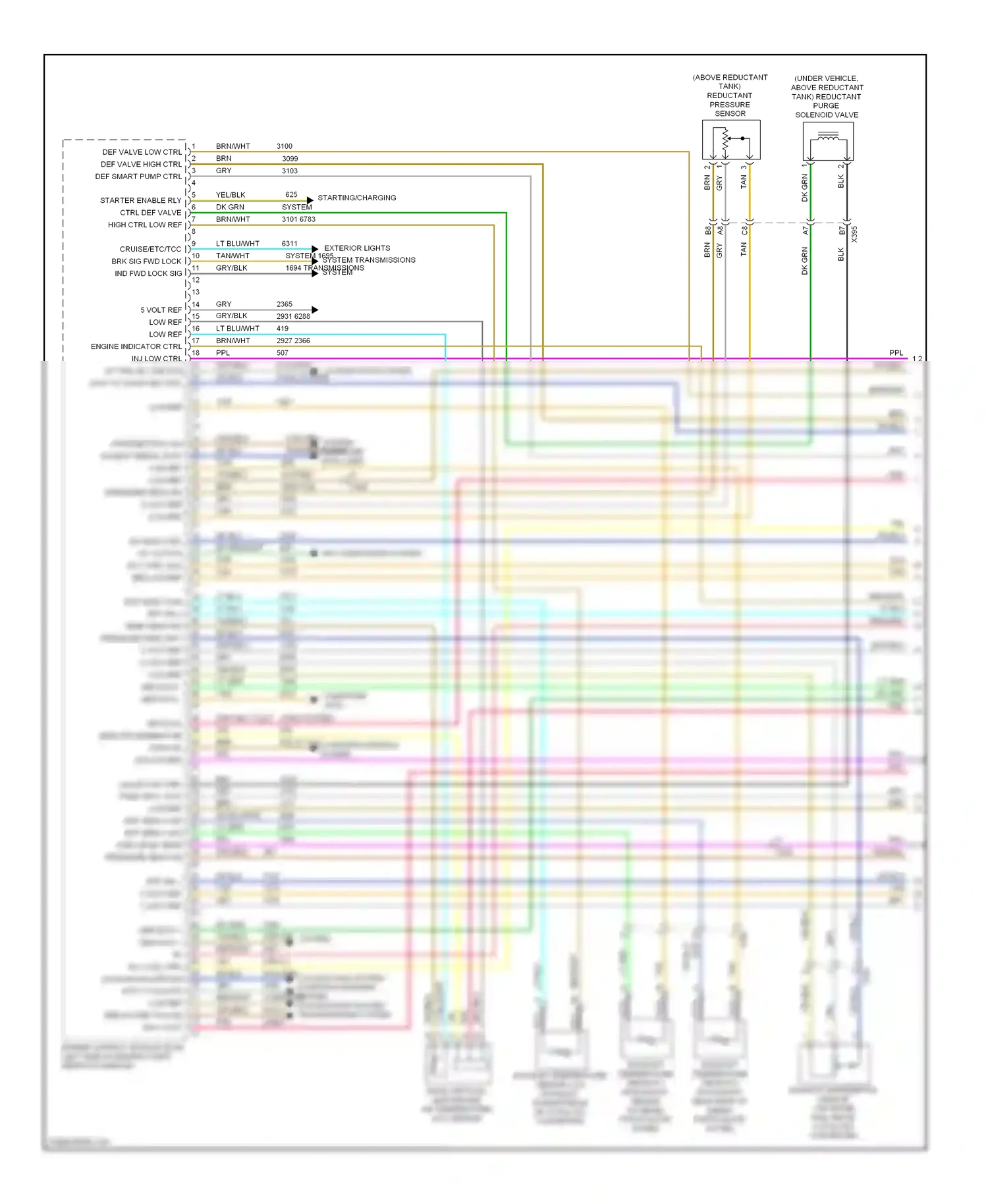 GMC Sierra III (2013-2015) engine control module (ecm) (left side of engine compt) wiring diagram  (1 of 1)