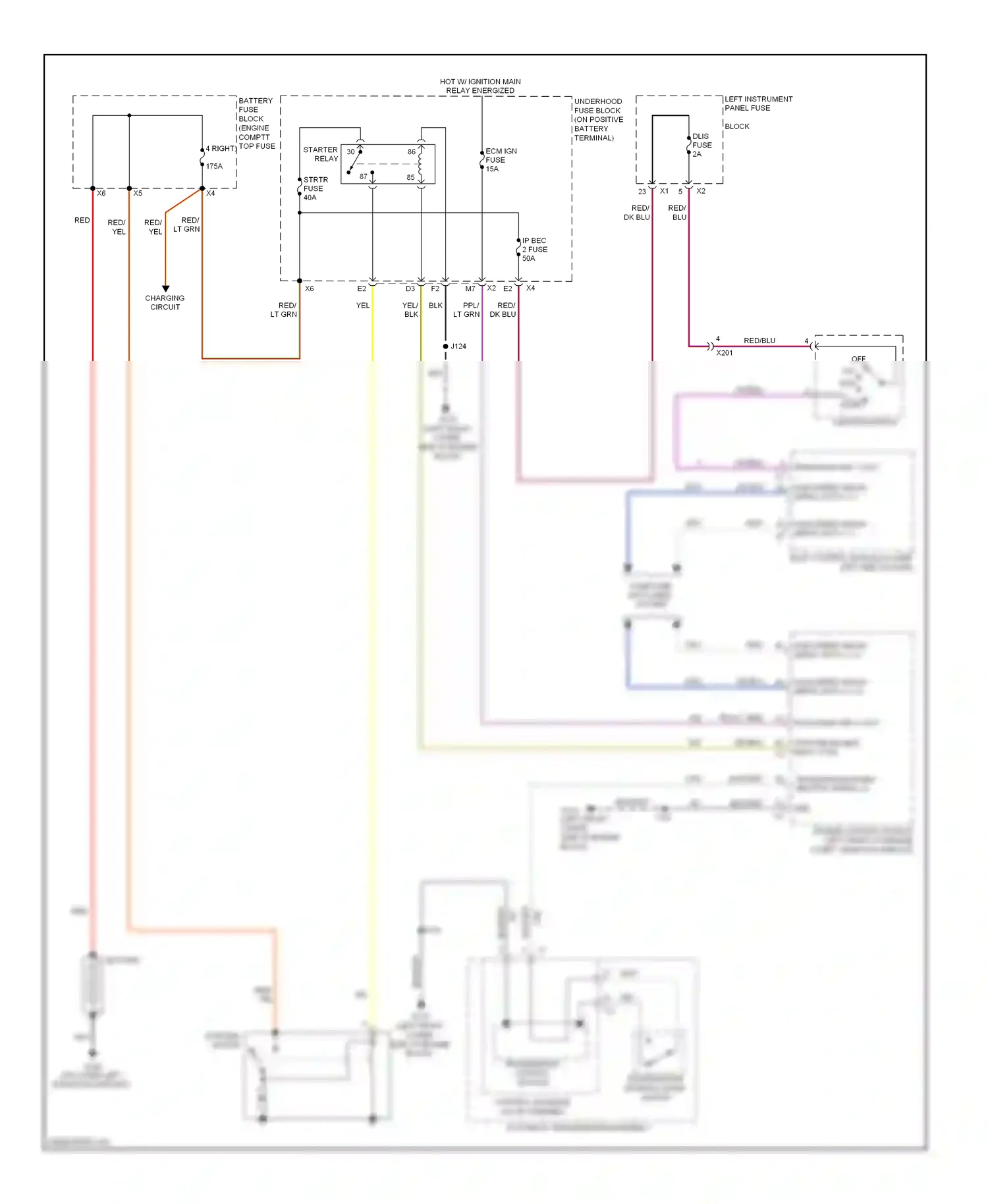 GMC Sierra III (2013-2015) engine control module (left front of engine compt, near fan shroud) wiring diagram  (4 of 6)