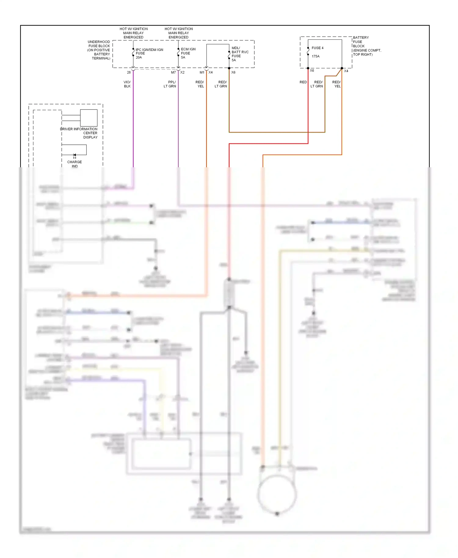 GMC Sierra III (2013-2015) engine control module (left front of engine compt) wiring diagram  (1 of 3)