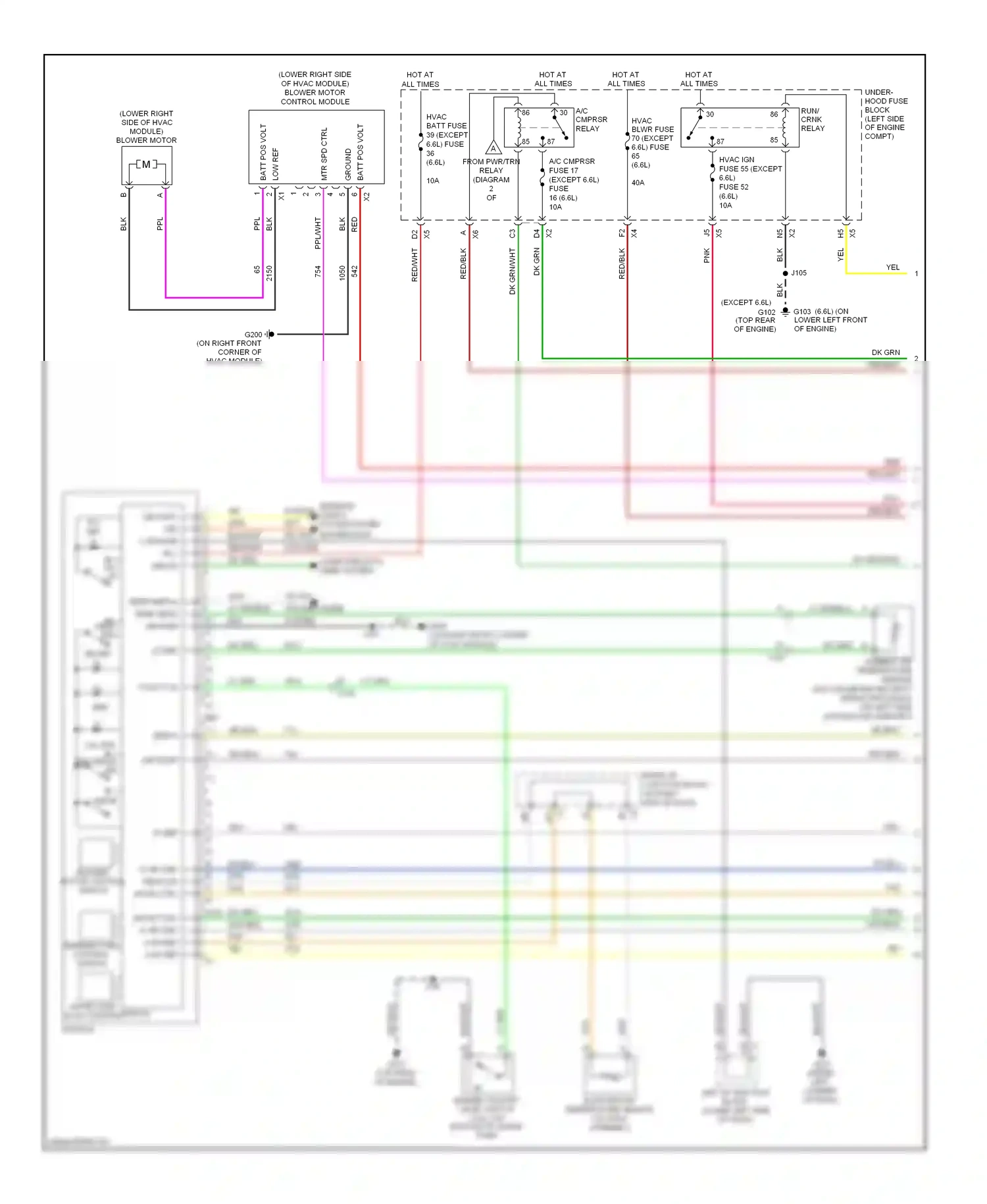 GMC Sierra III (2013-2015) mode logic switch hvac control module wiring diagram  (1 of 1)