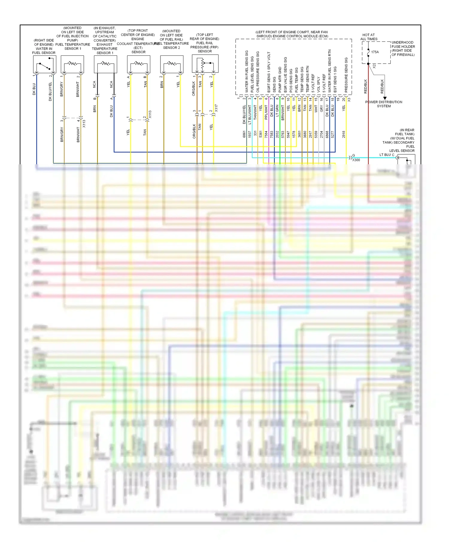 GMC Sierra III (2013-2015) mtr open ctrl wiring diagram  (1 of 1)