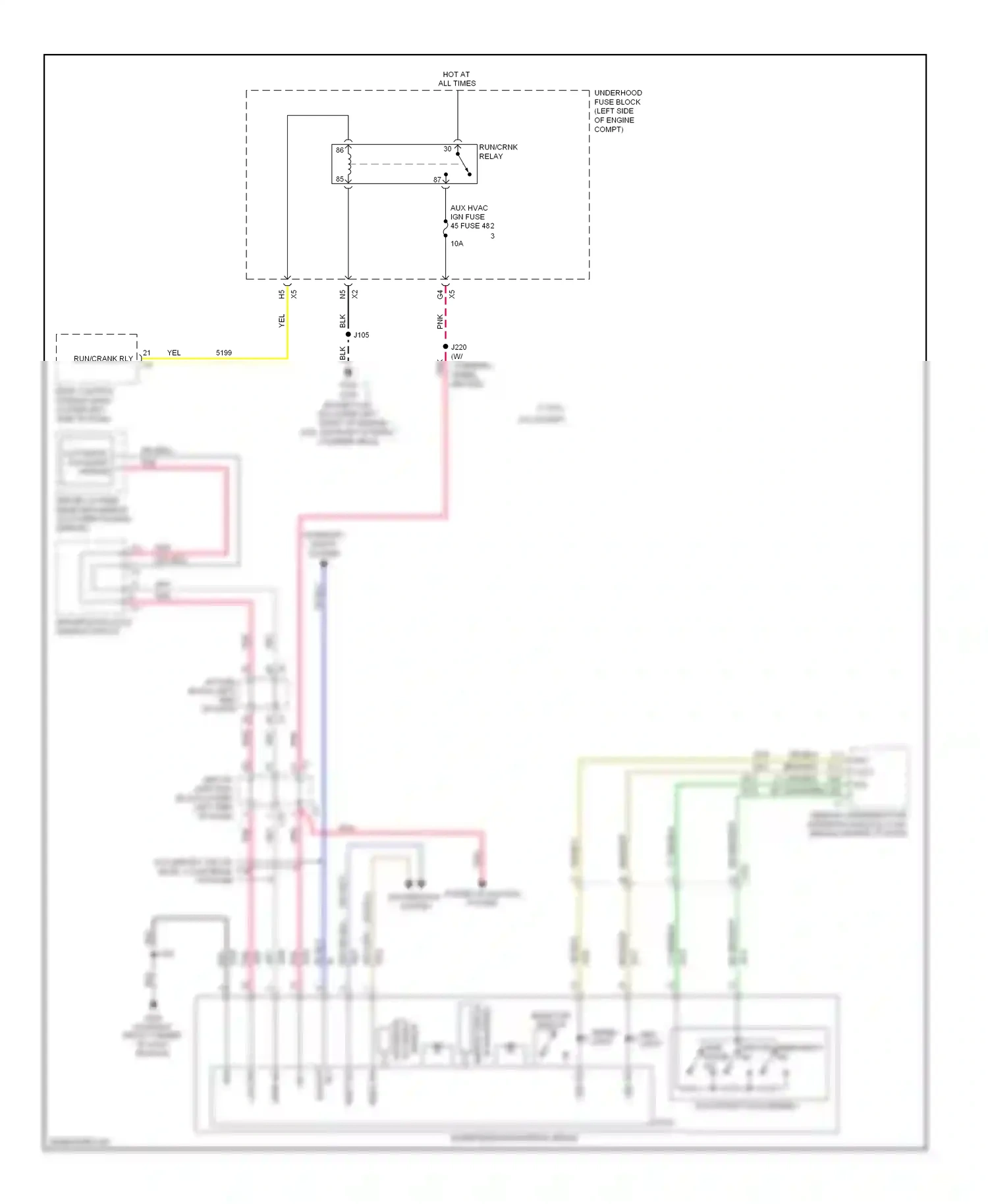 GMC Sierra III (2013-2015) selector switch wiring diagram  (1 of 1)
