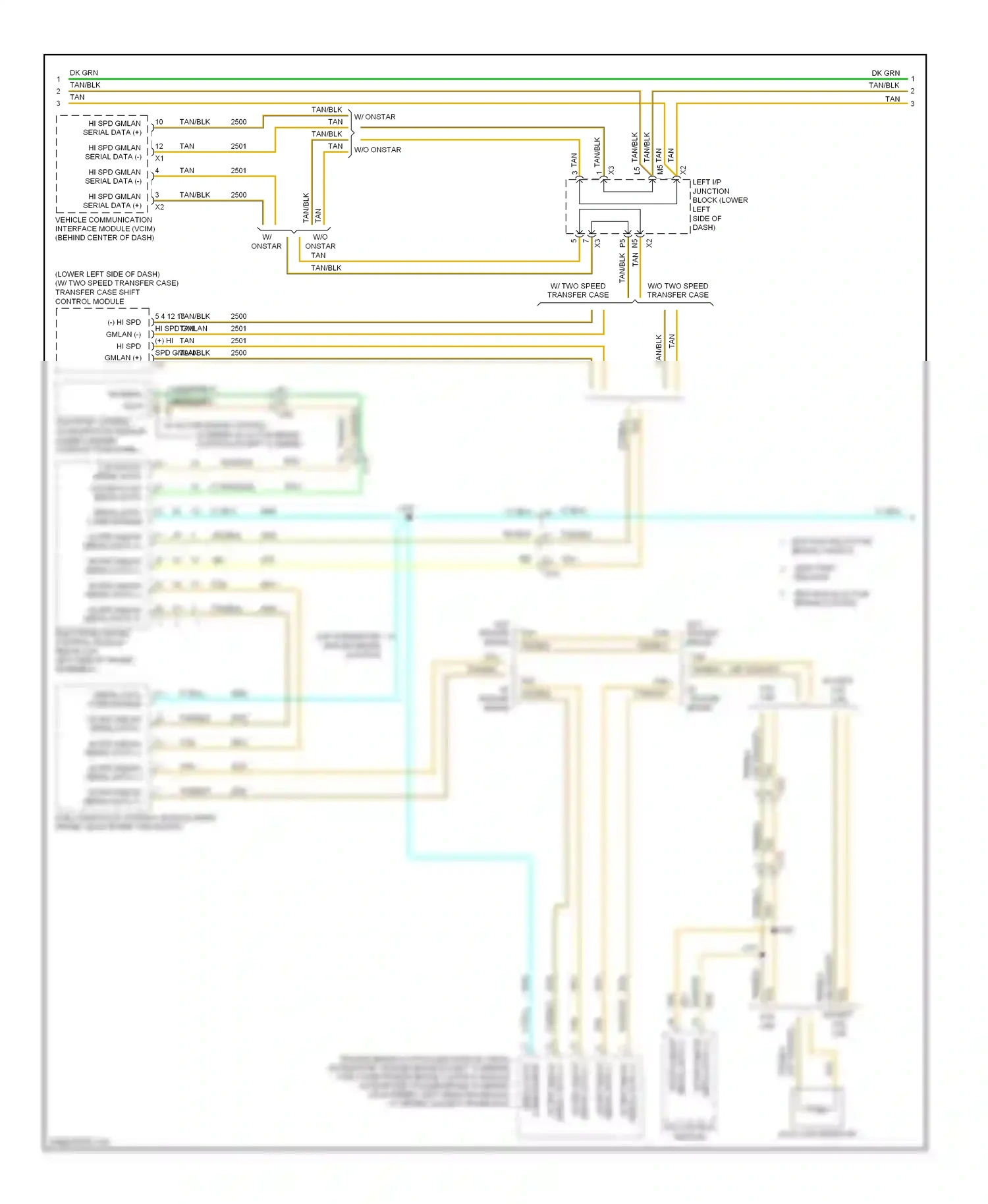 GMC Sierra III (2013-2015) serial data wiring diagram  (14 of 29)